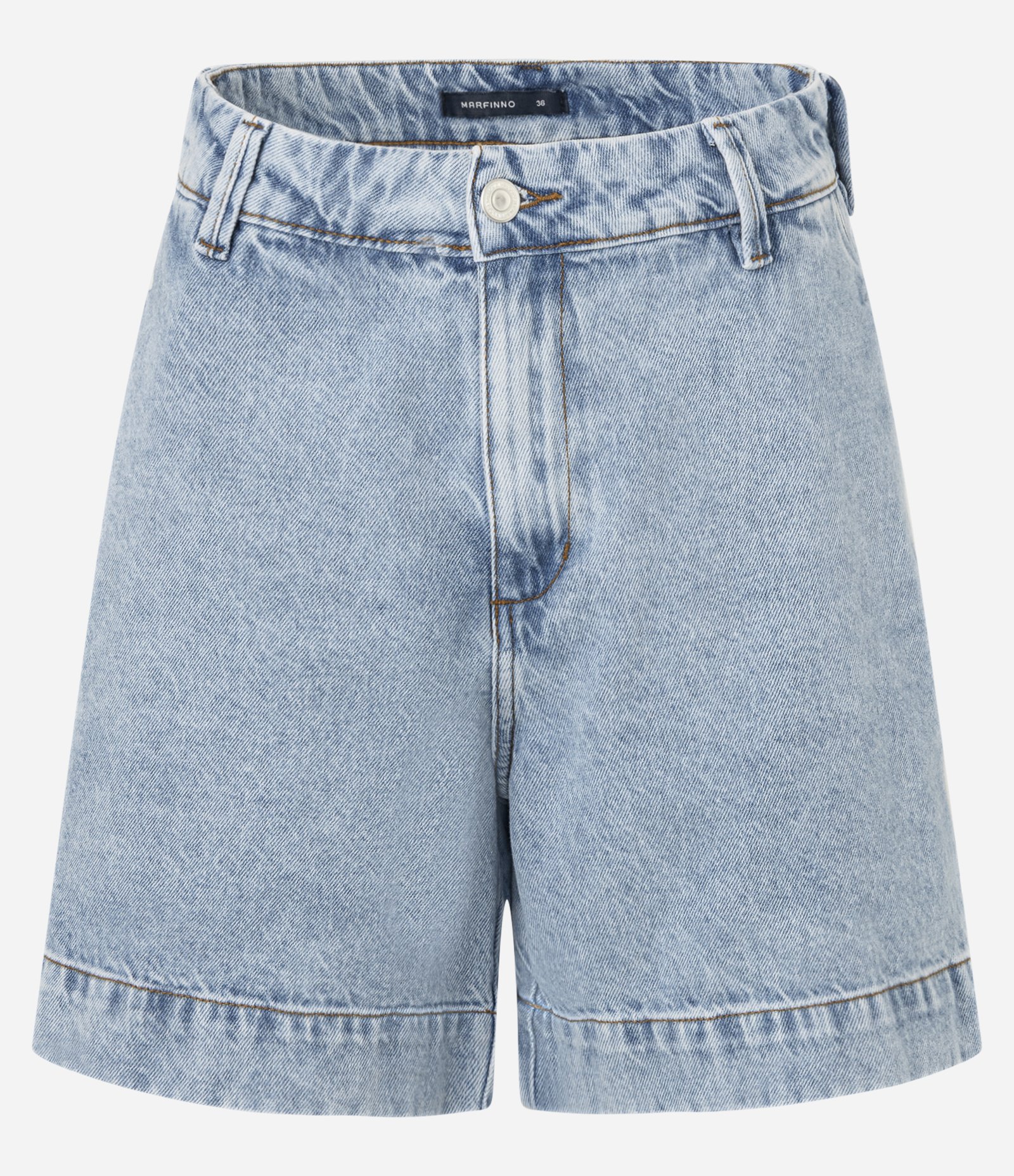 Short em Jeans com Cintura Alta Claro 5