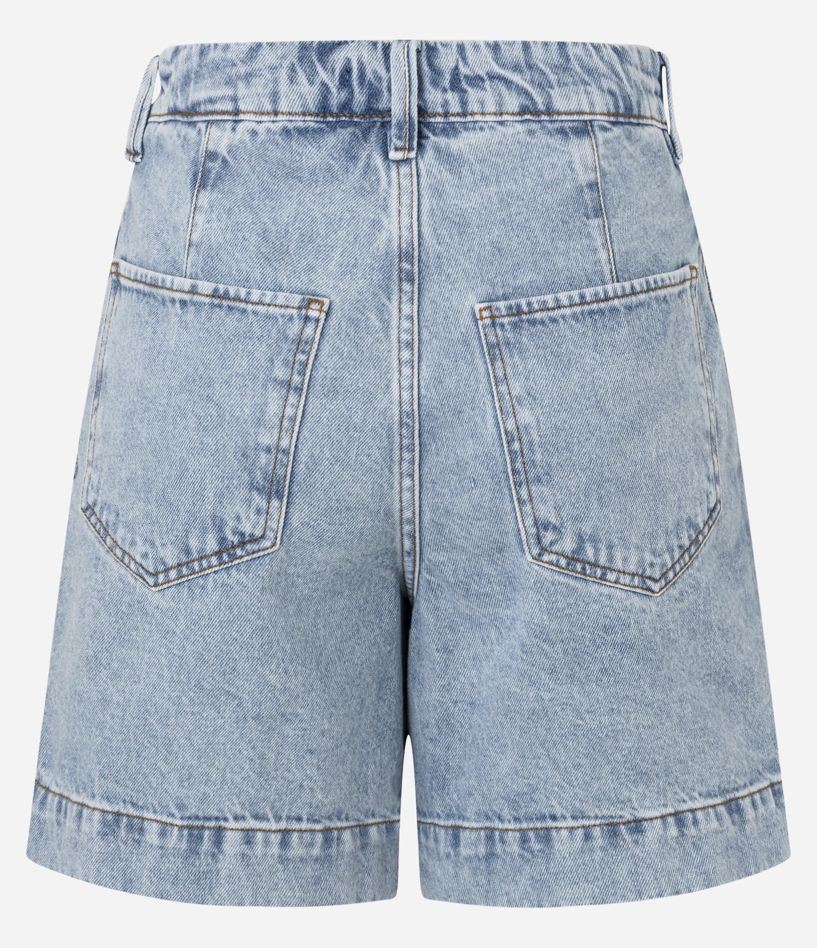 Short em Jeans com Cintura Alta Claro 6