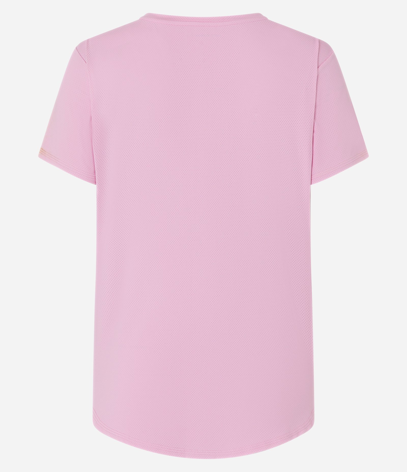 Camiseta Esportiva em Microfibra Furadinha com Estampa de Ícones Rosa 6