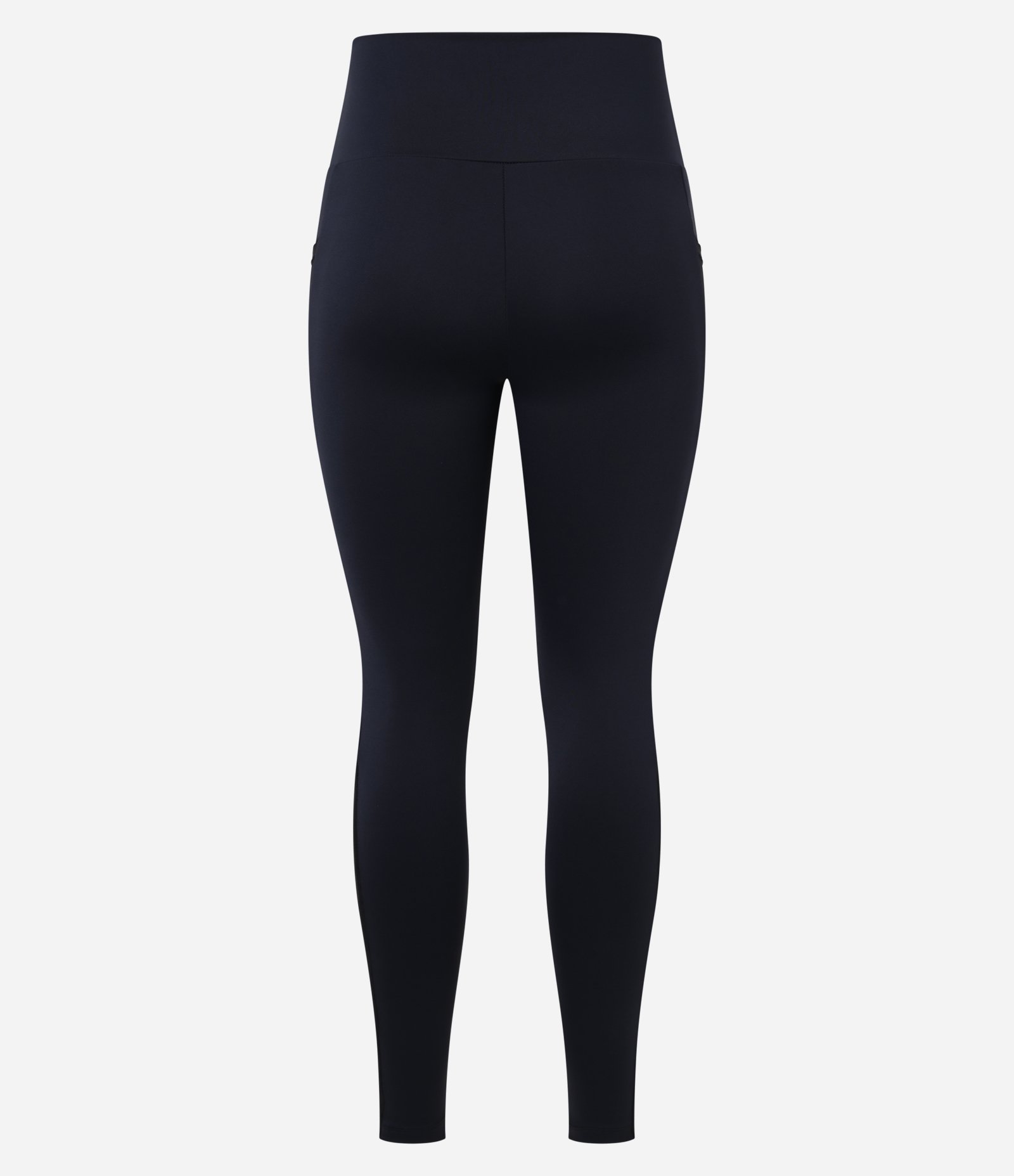 Calça Legging Esportiva em Microfibra com Recortes de Tule e Bolsos Preto 7