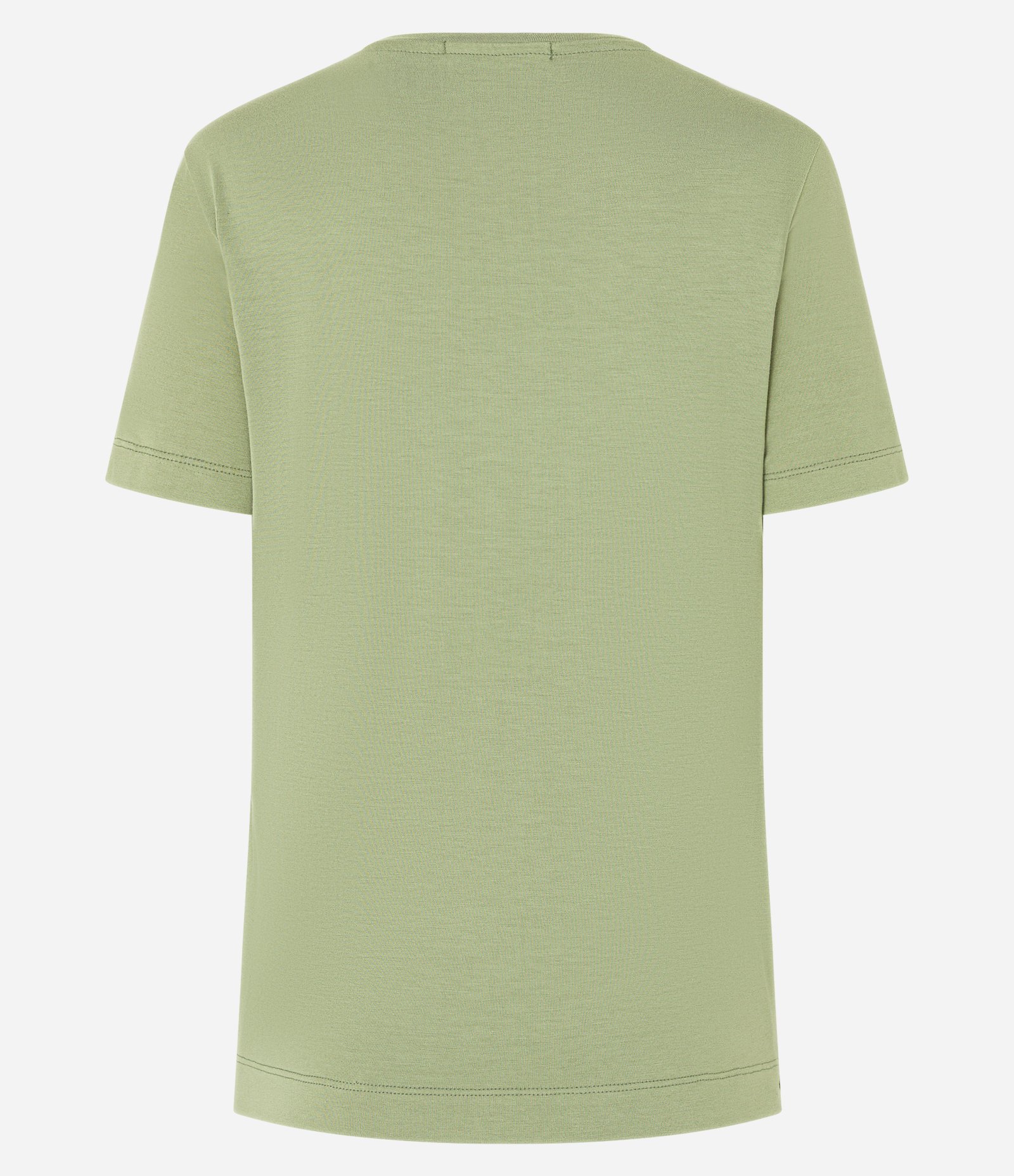 Blusa Básica em Viscose com Decote V Verde 6