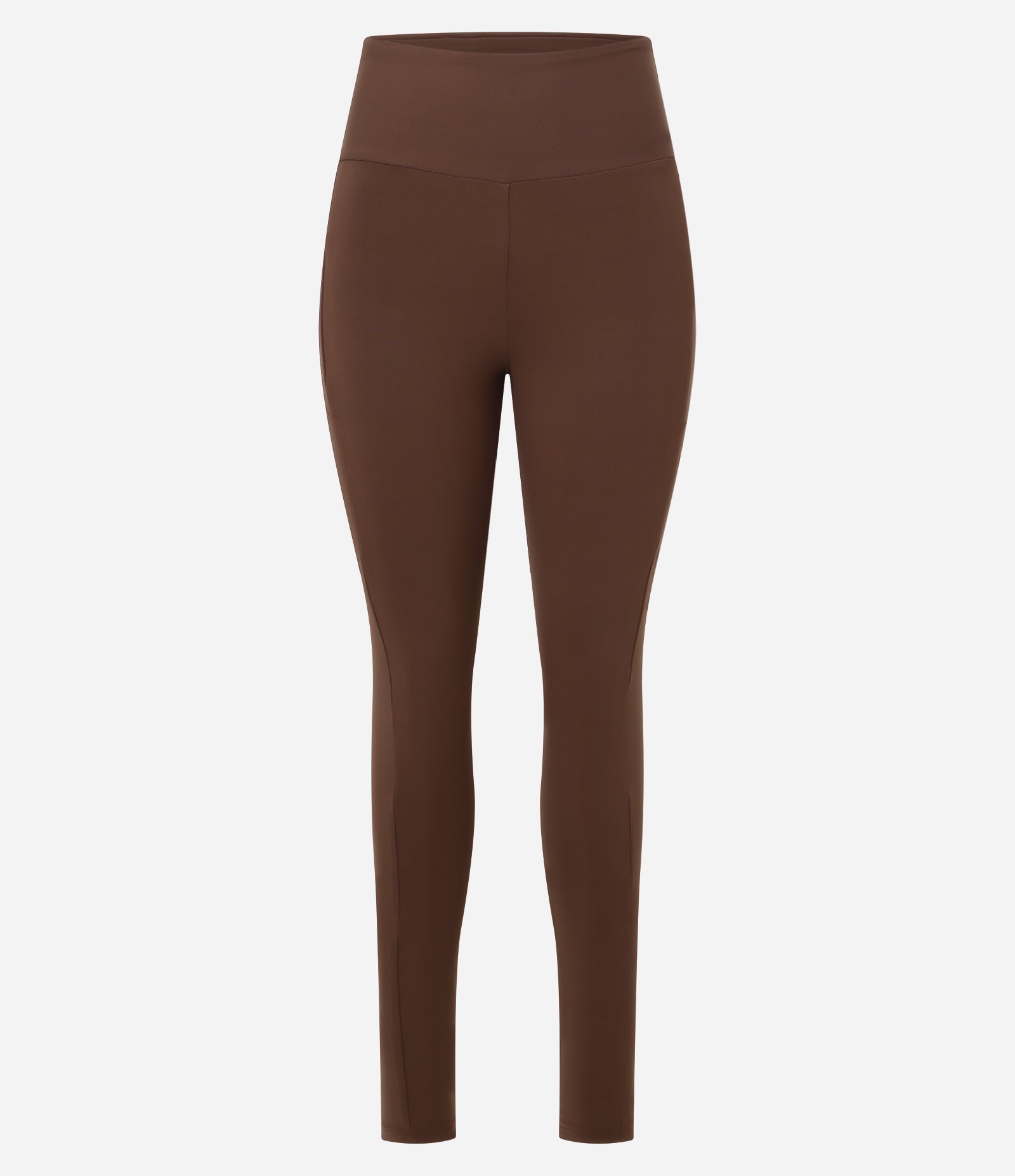 Calça Legging Esportiva com Bolsos Laterais Marrom 5