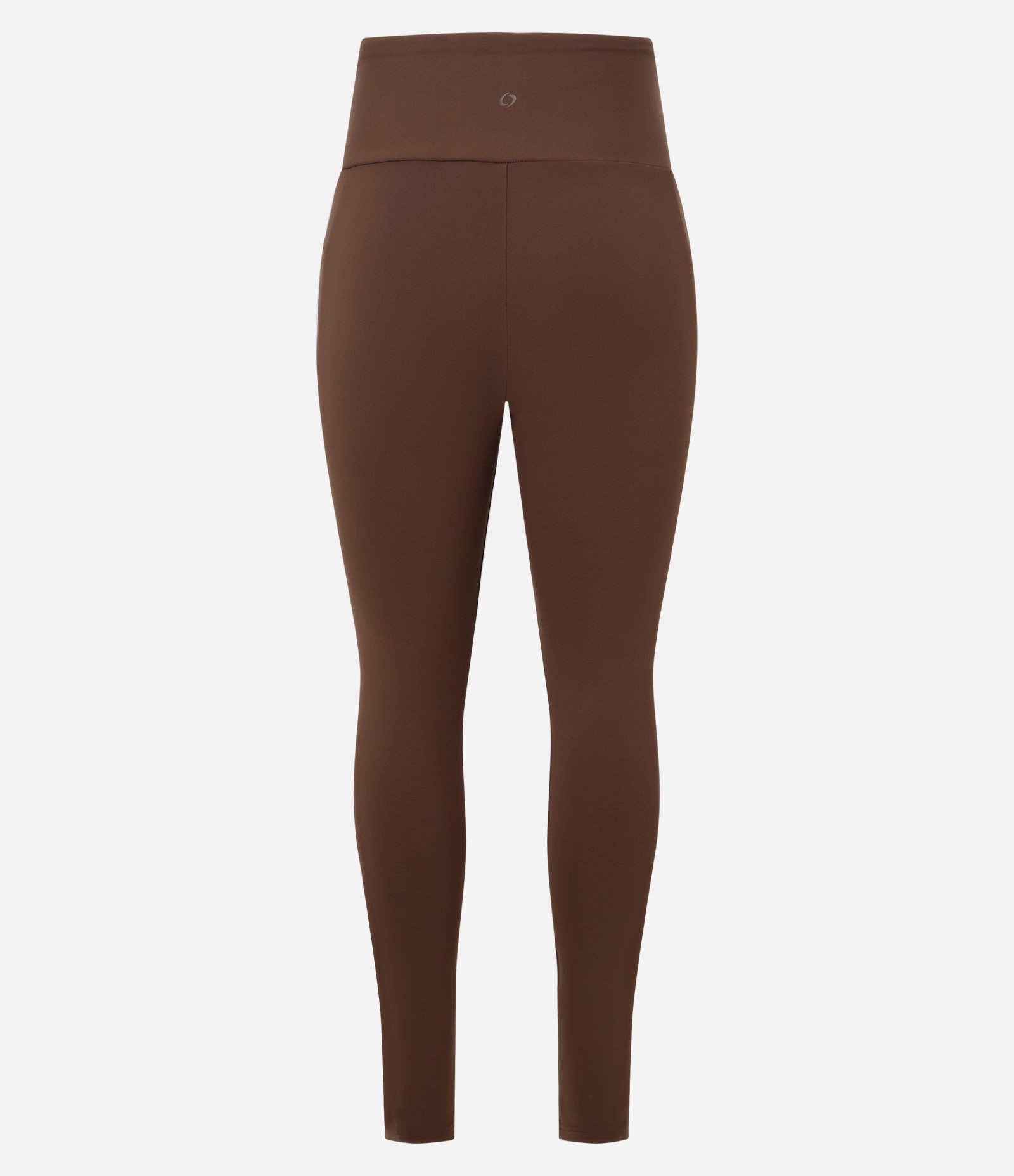 Calça Legging Esportiva com Bolsos Laterais Marrom 6