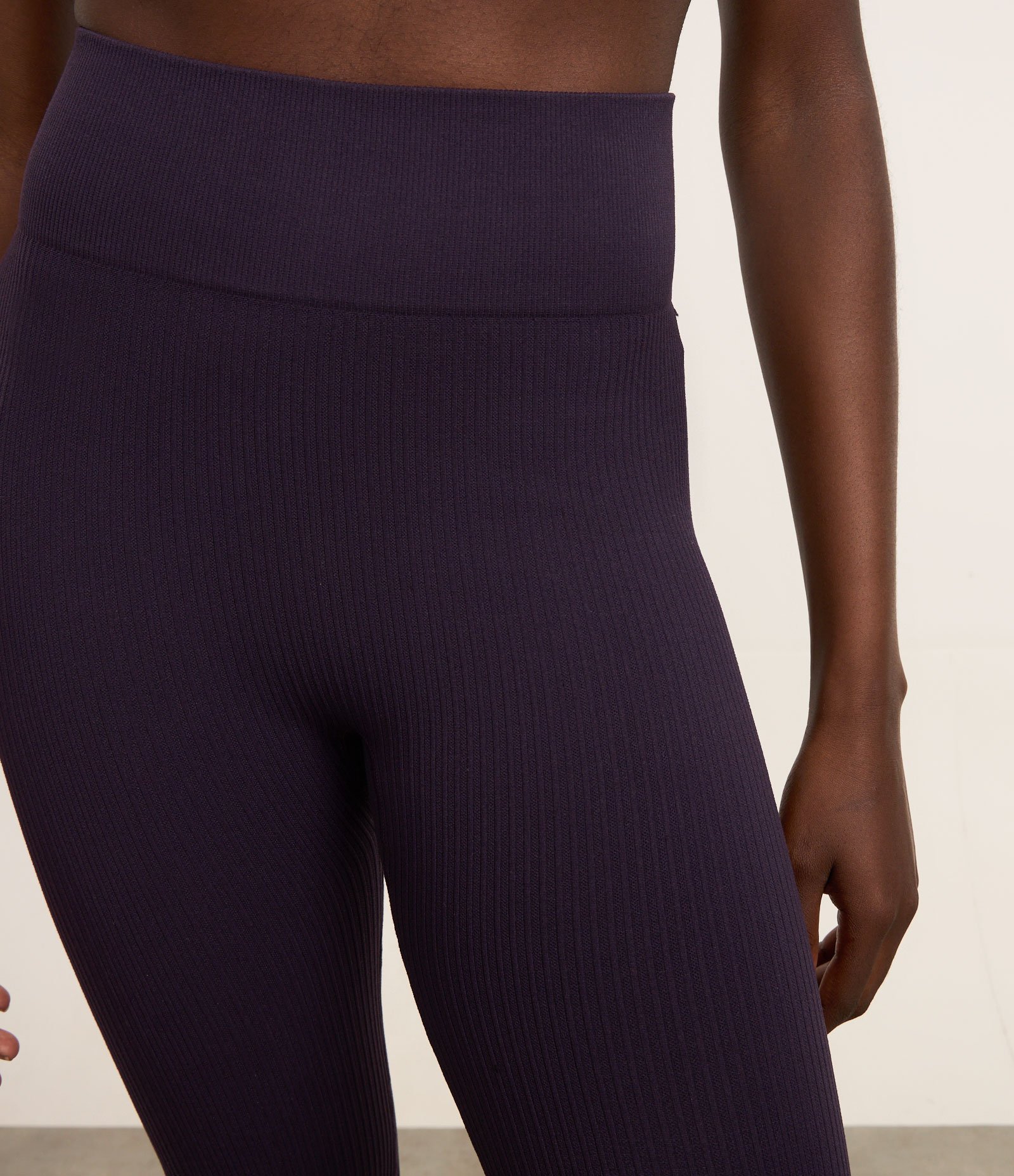 Calça Flare Esportiva Seamless Roxo 3