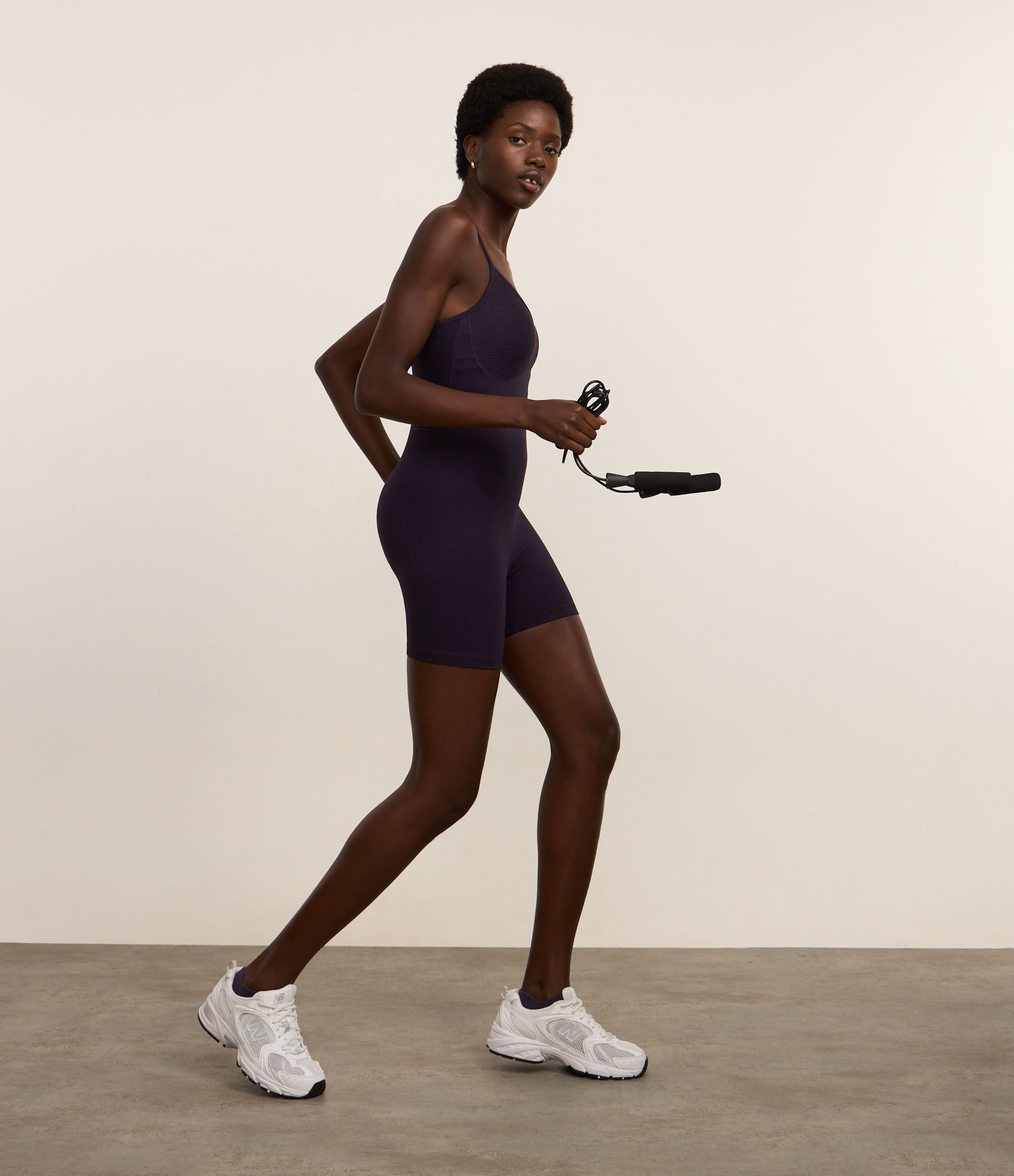 Macaquinho Esportivo Seamless com Alcinhas Roxo 2