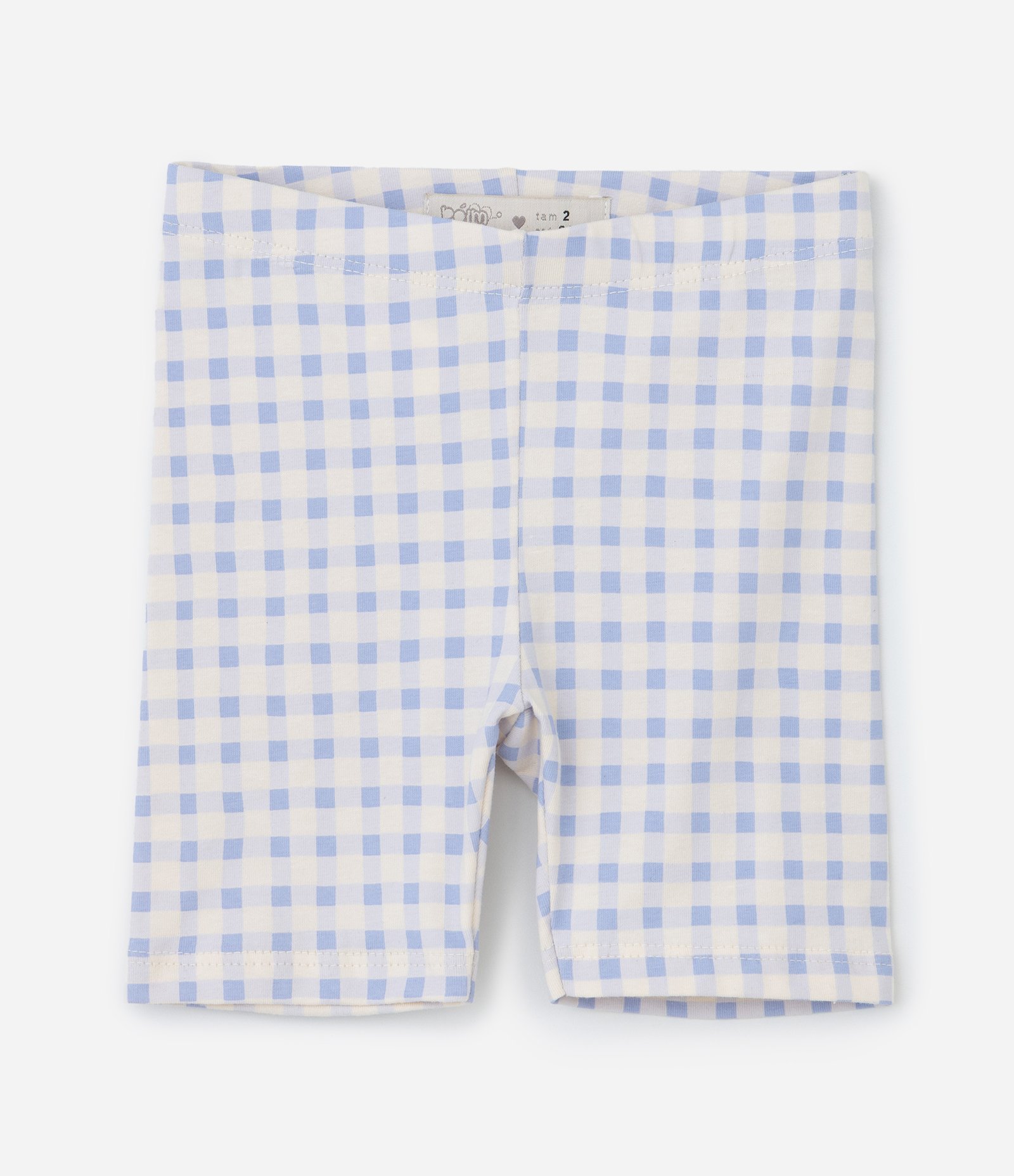 Conjunto Infantil com Coração Bordado em Paetês - Tam 1 a 6 Anos Azul 4