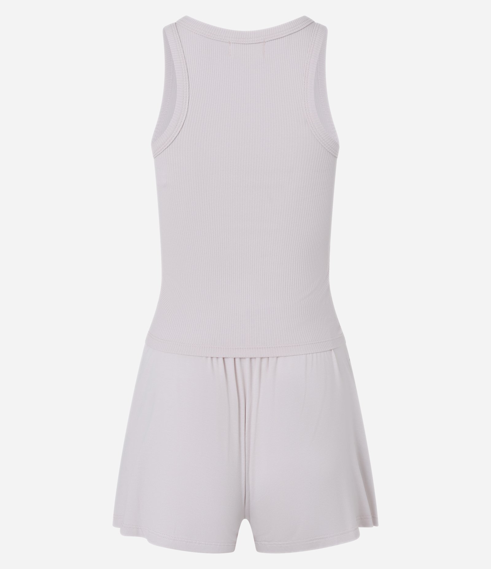 Pijama Short Doll em Ribana com Botões Rosa 5