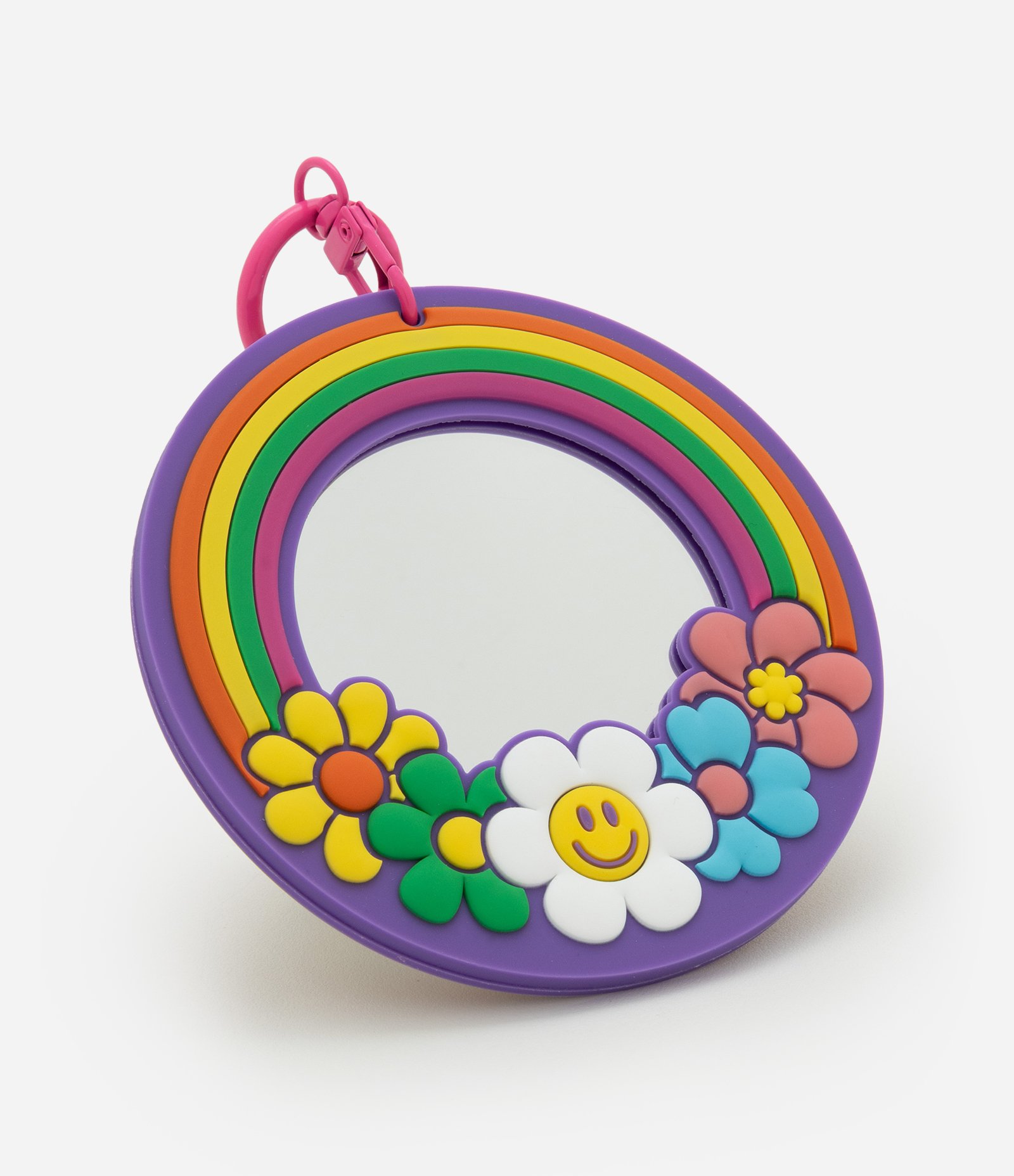 Espelho Portatil com Chaveiro Self Love Club Alchemia Multicores 5