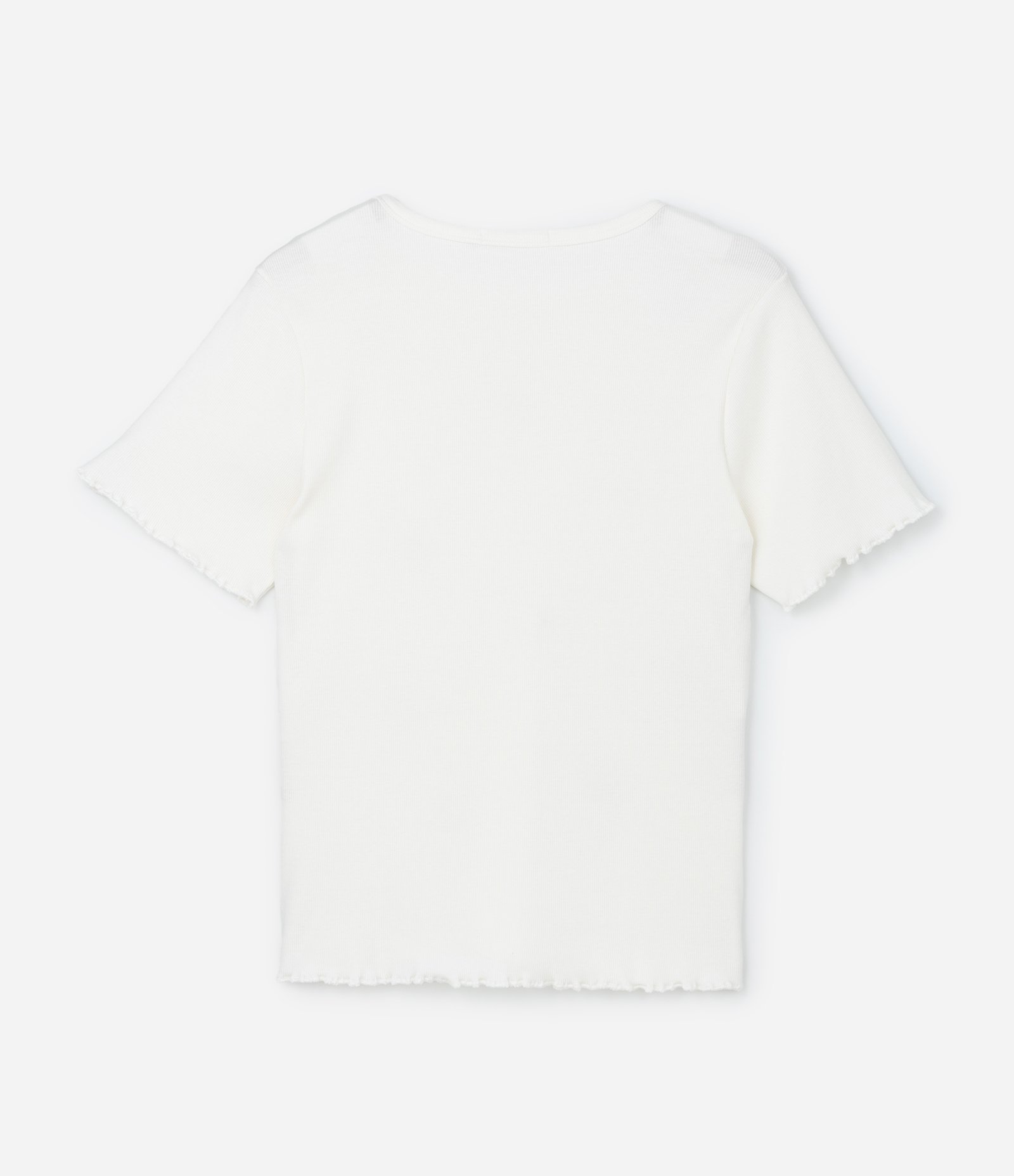 Blusa em Ribana com Flores Curve & Plus Size Branco 5