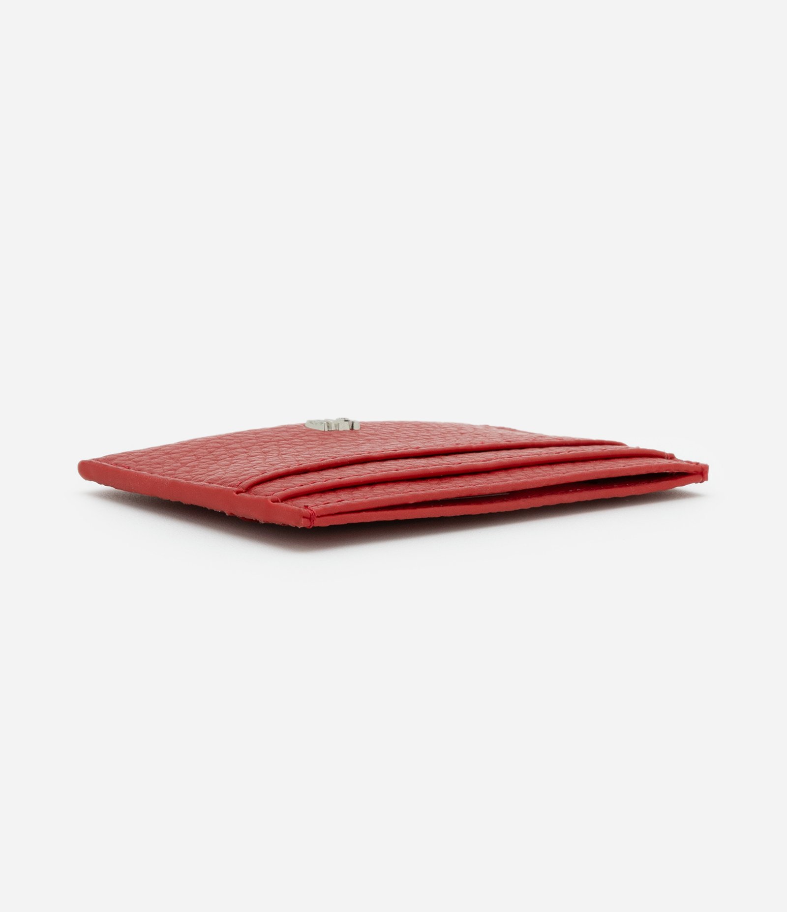 Carteira Pequena Porta Cartão com Textura Vermelho 4