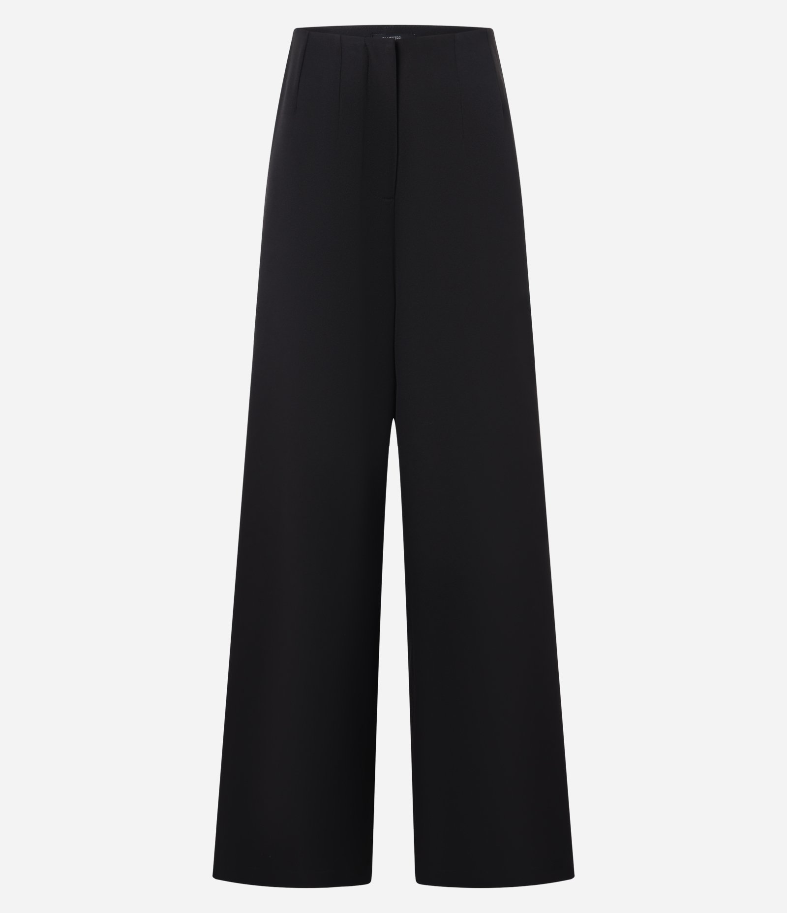 Calça Reta em Alfaiataria sem Cós e com Pences Preto 6