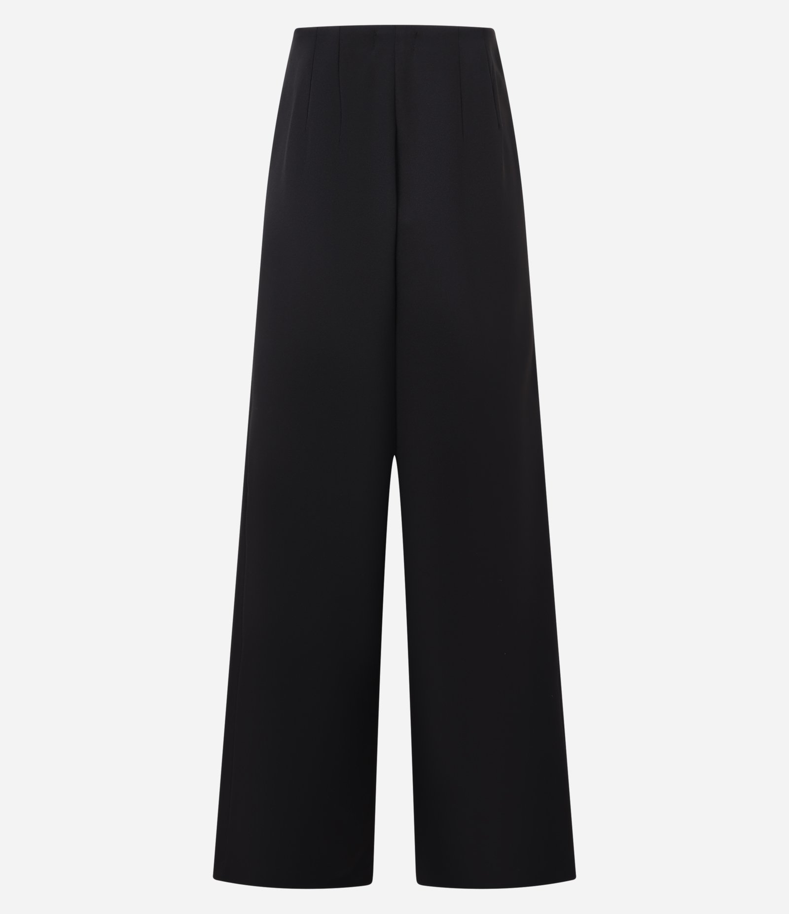 Calça Reta em Alfaiataria sem Cós e com Pences Preto 7