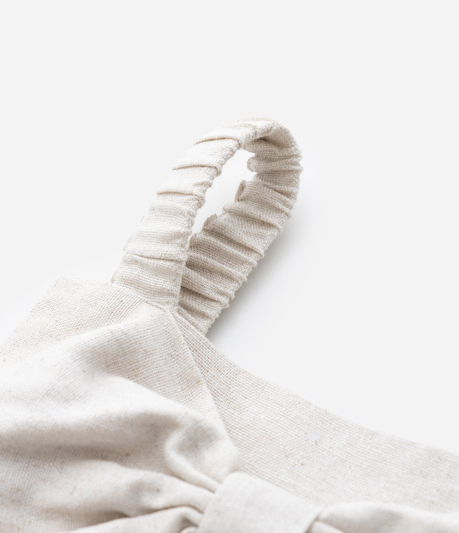 Macacão Infantil em Viscolinho com Laço - Tam 1 a 6 Anos Bege 5