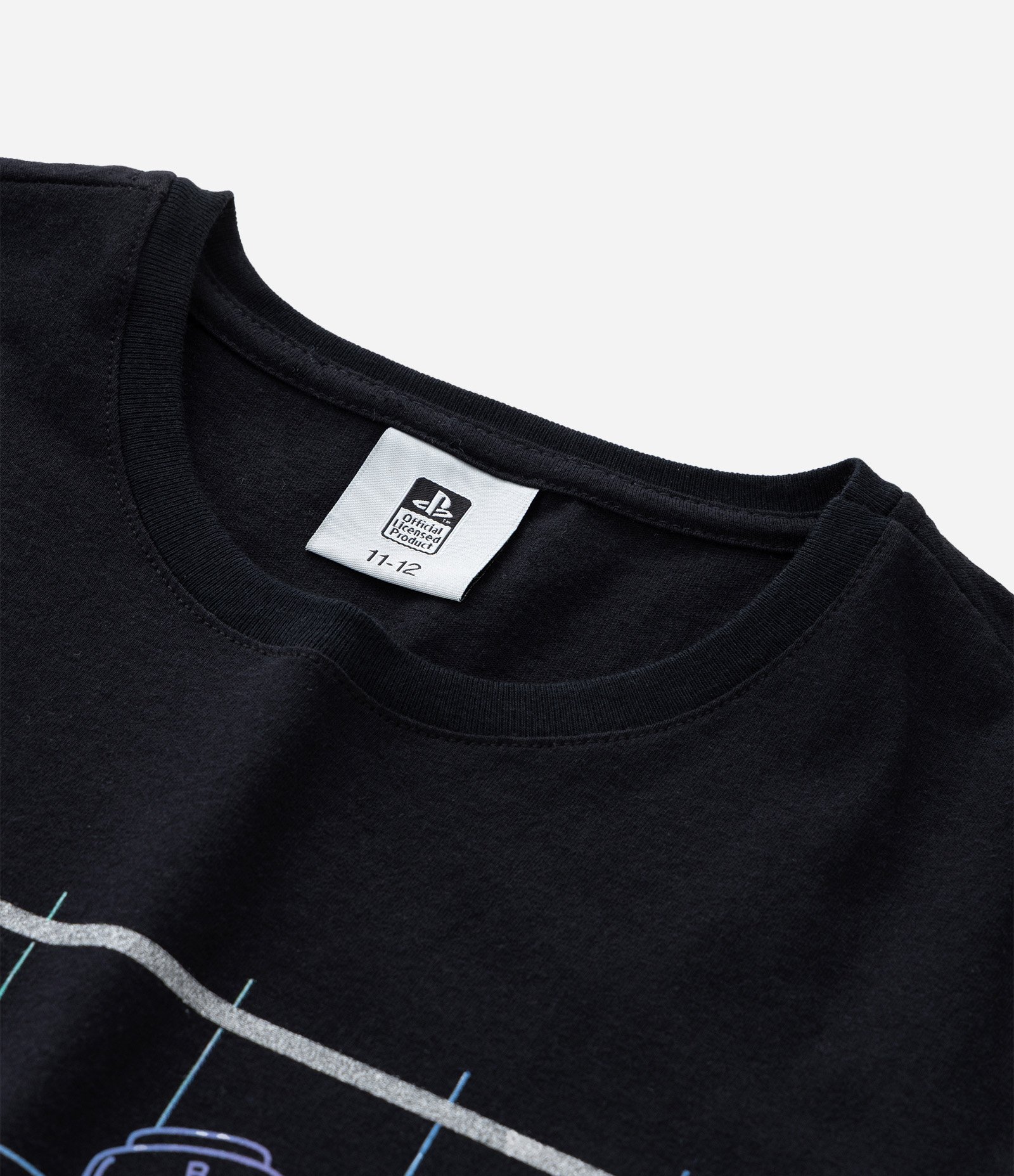 Pijama Infantil em Algodão Estampa Playstation - Tam 5 a 16 Anos Preto 8