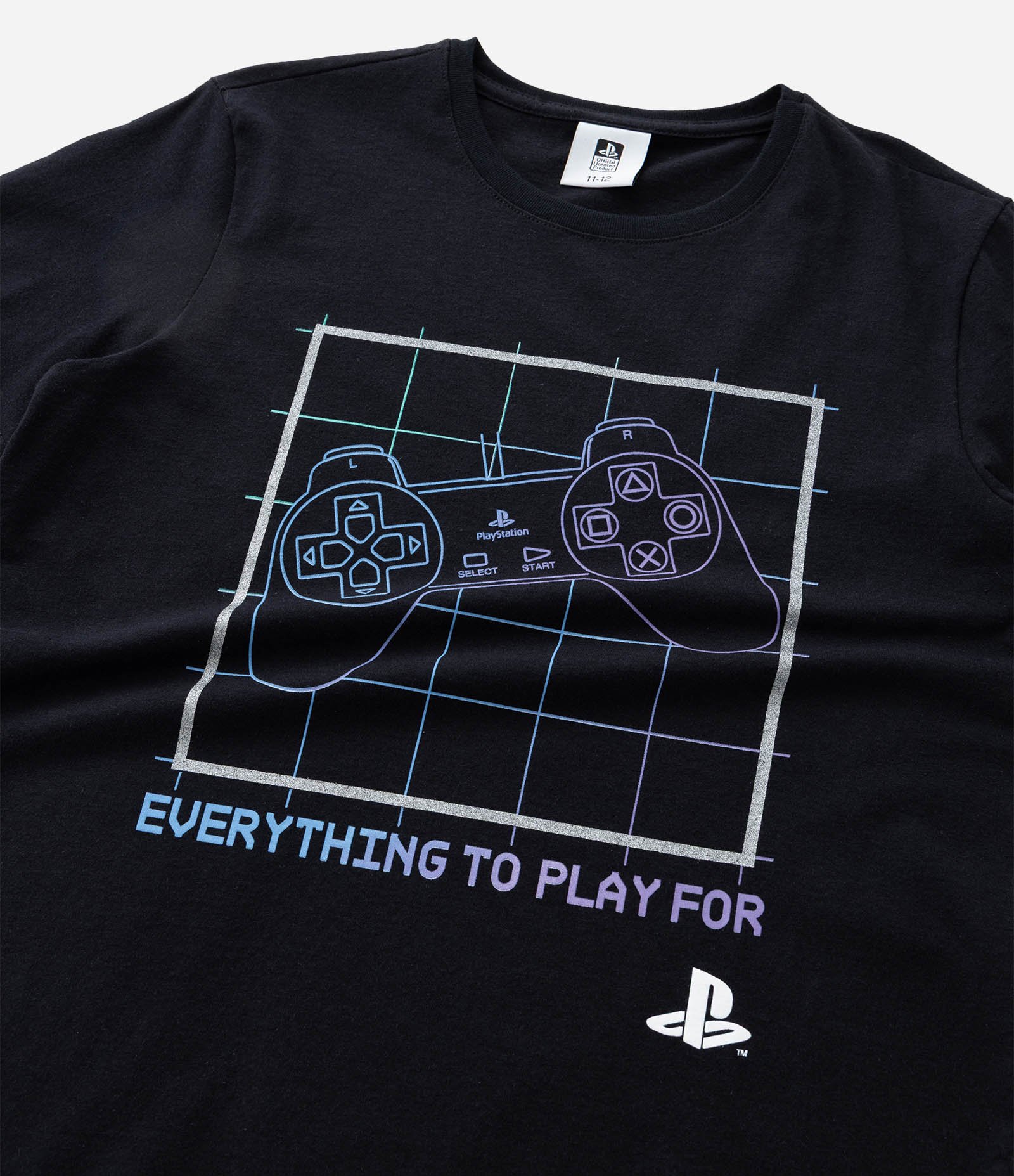Pijama Infantil em Algodão Estampa Playstation - Tam 5 a 16 Anos Preto 9