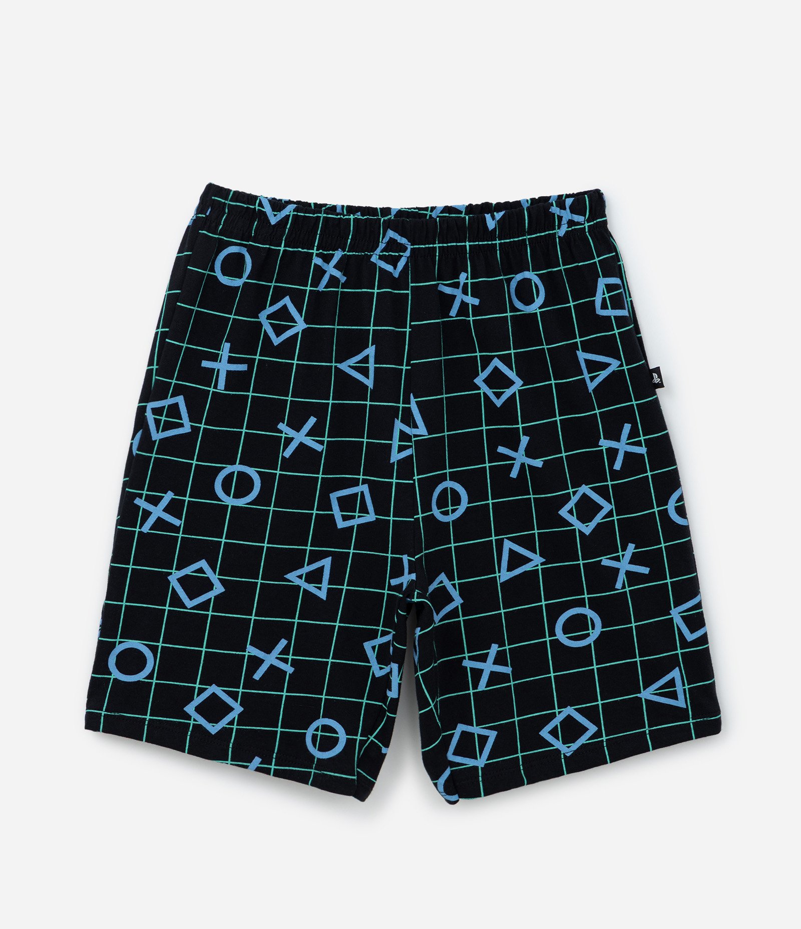 Pijama Infantil em Algodão Estampa Playstation - Tam 5 a 16 Anos Preto 4