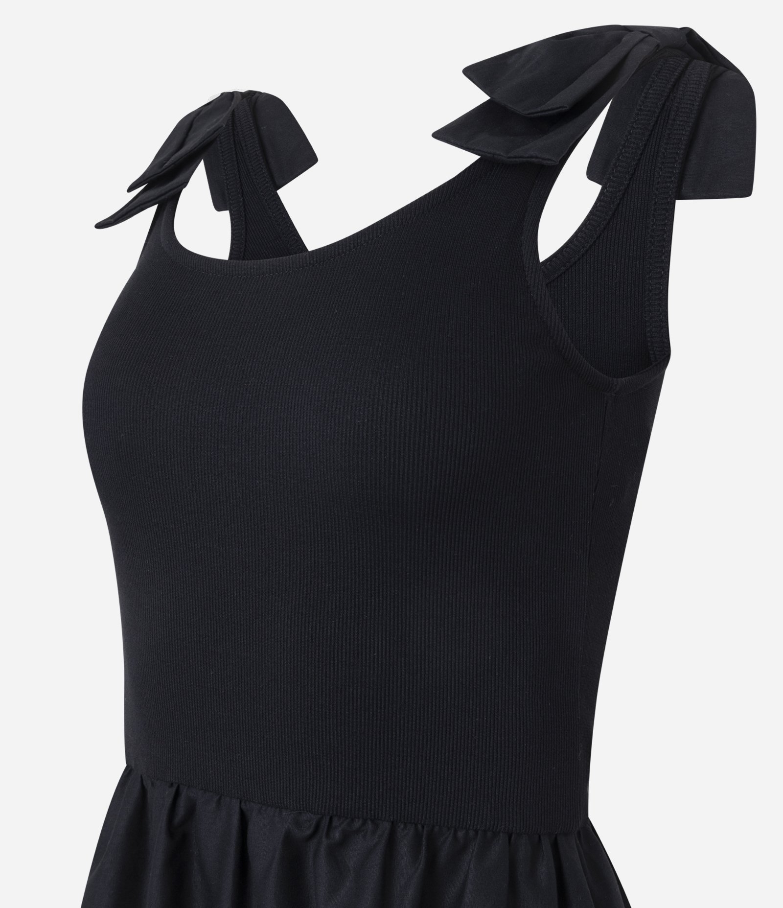 Vestido Midi em Ribana com Laço no Ombro 6