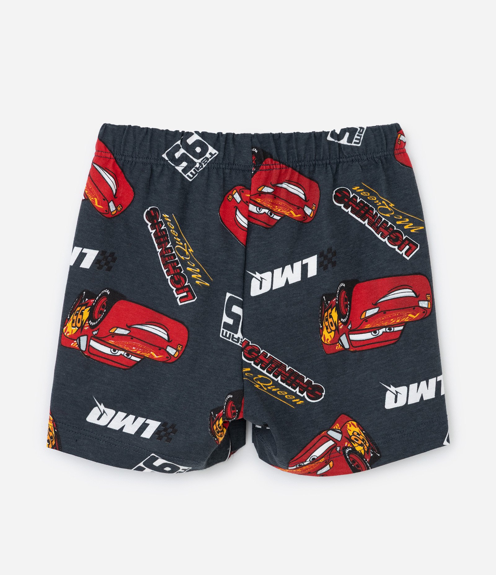 Pijama Infantil com Estampa Relâmpago MCQueen - Tam 2 a 6 Anos Cinza 5