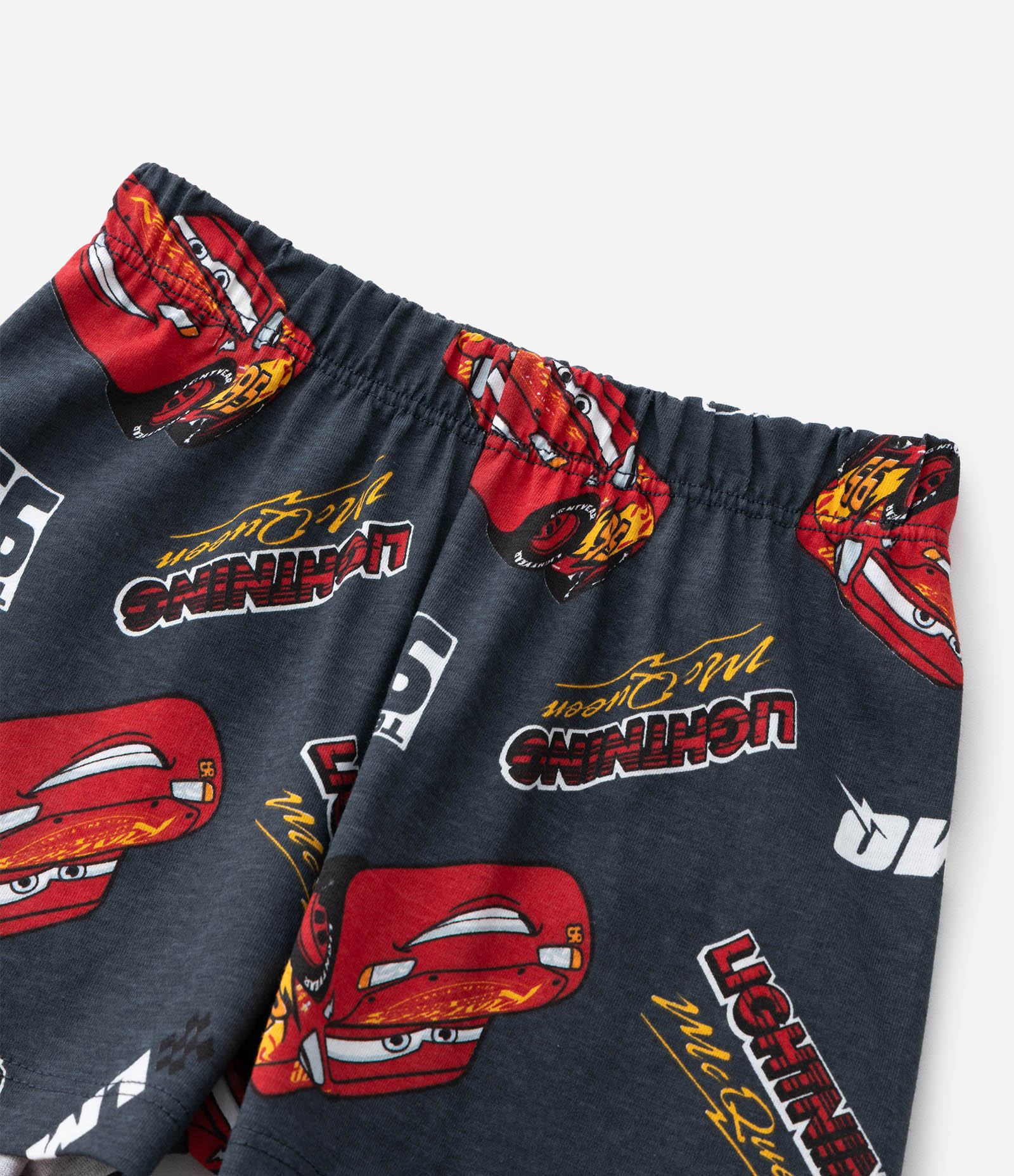 Pijama Infantil com Estampa Relâmpago MCQueen - Tam 2 a 6 Anos Cinza 6