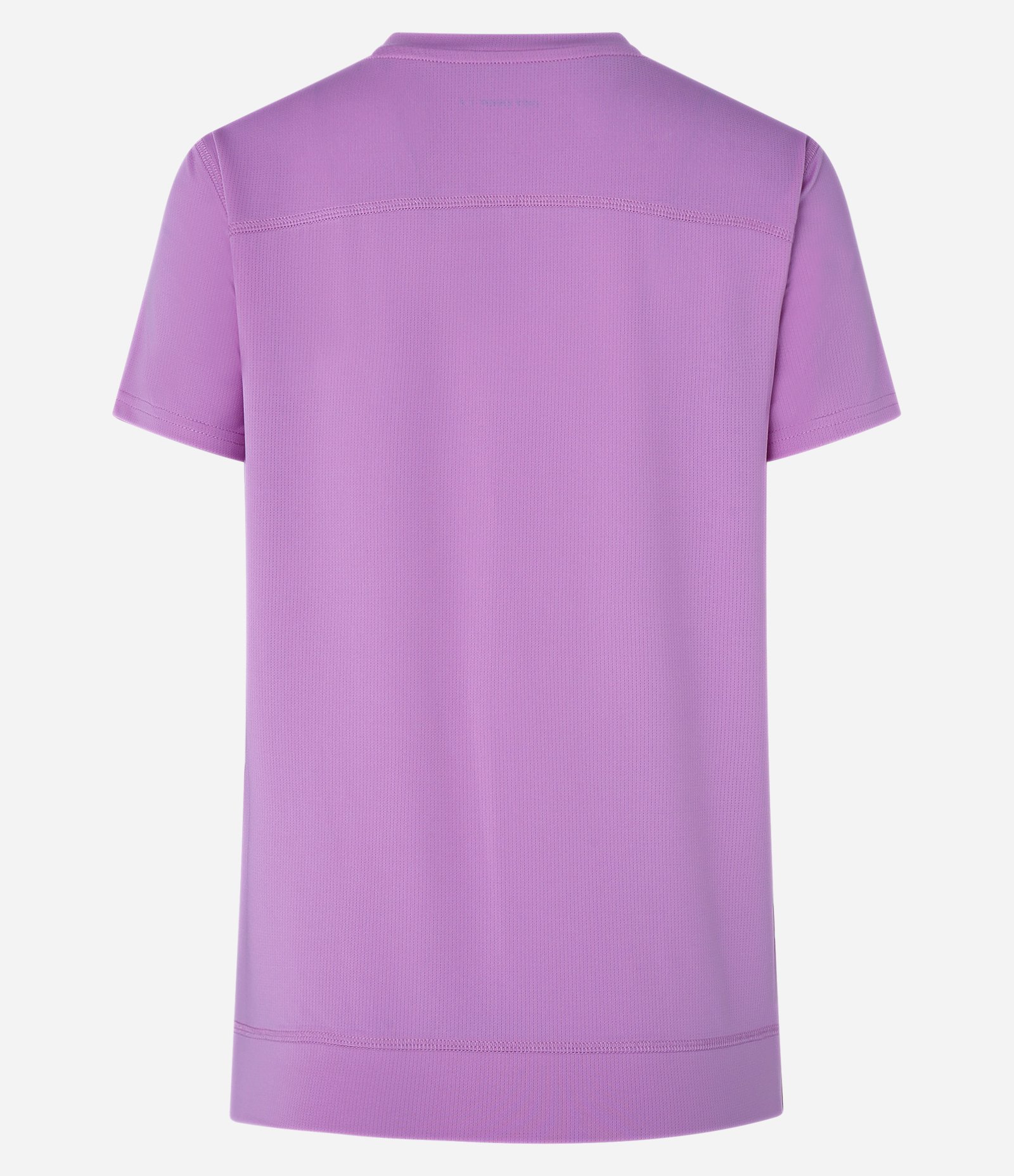 Camiseta Esportiva em Microfibra Furadinha com Barra Mullet Roxo 7