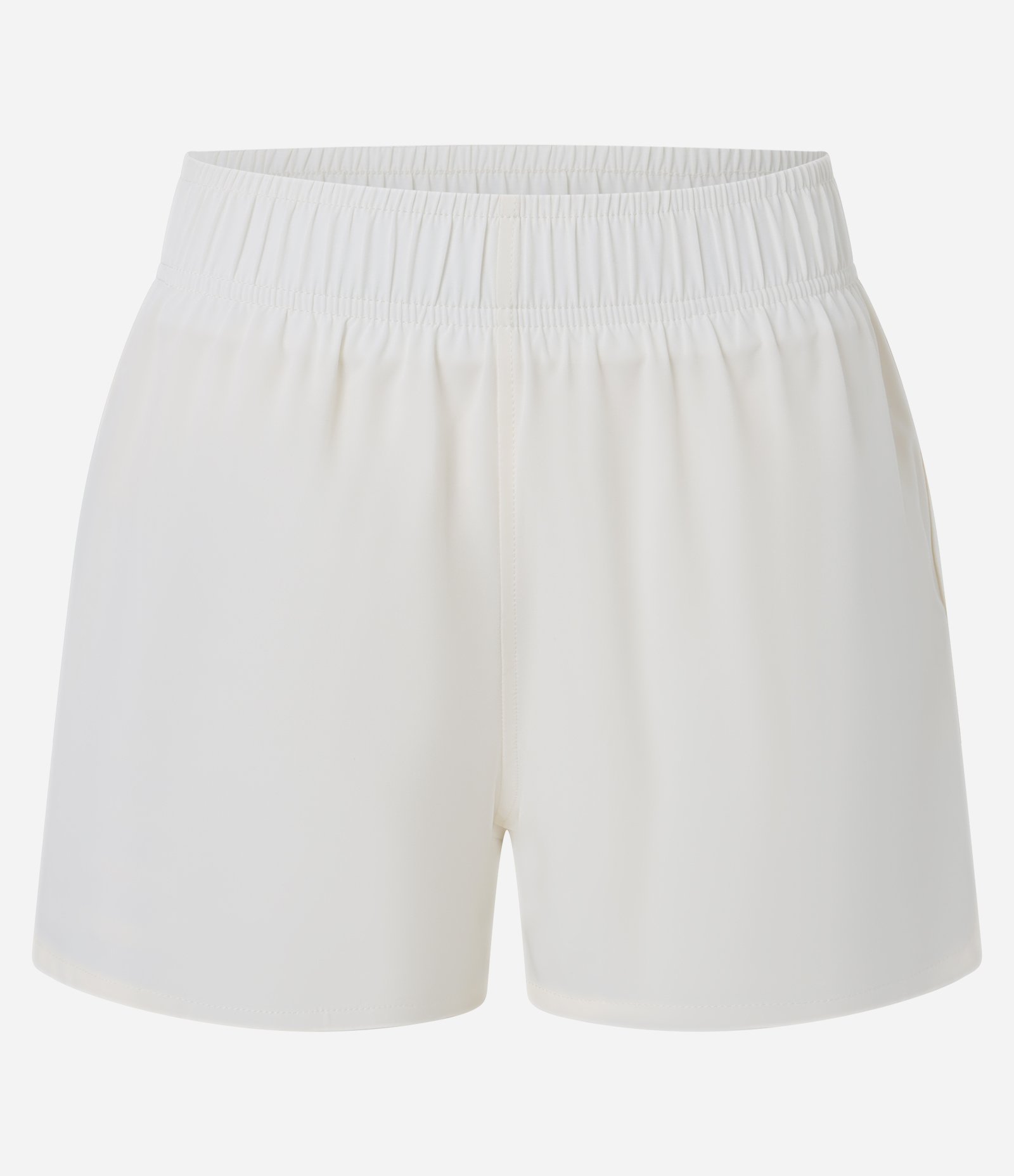 Bermuda Runner Esportiva com Bolsinho Funcional Off White 5