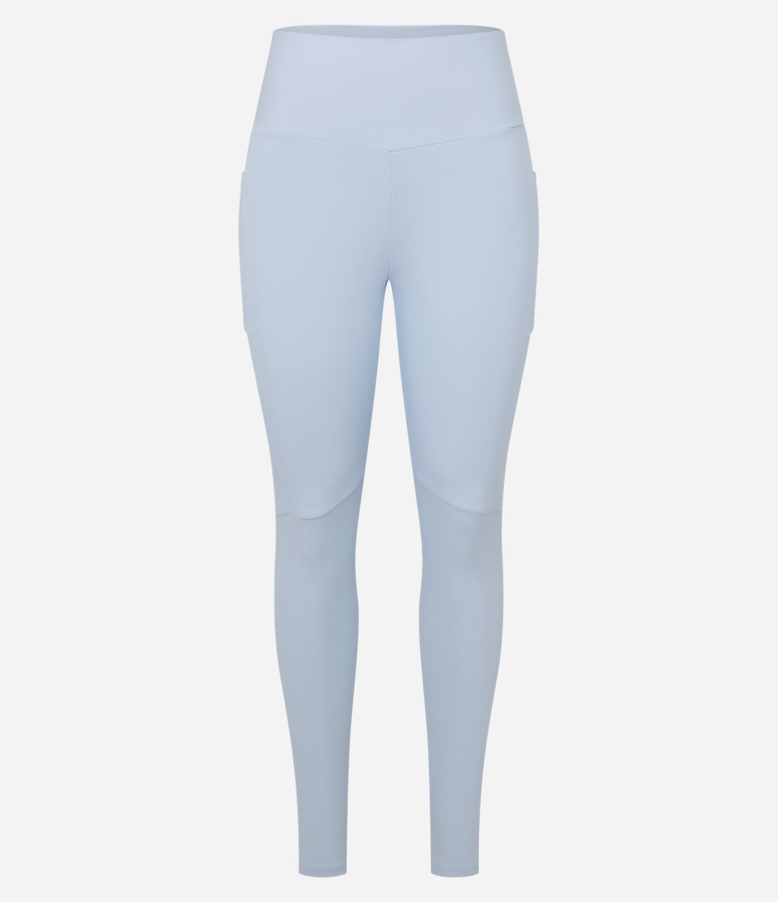 Calça Legging Esportiva em Microfibra Pesada com Cós em V Azul 5
