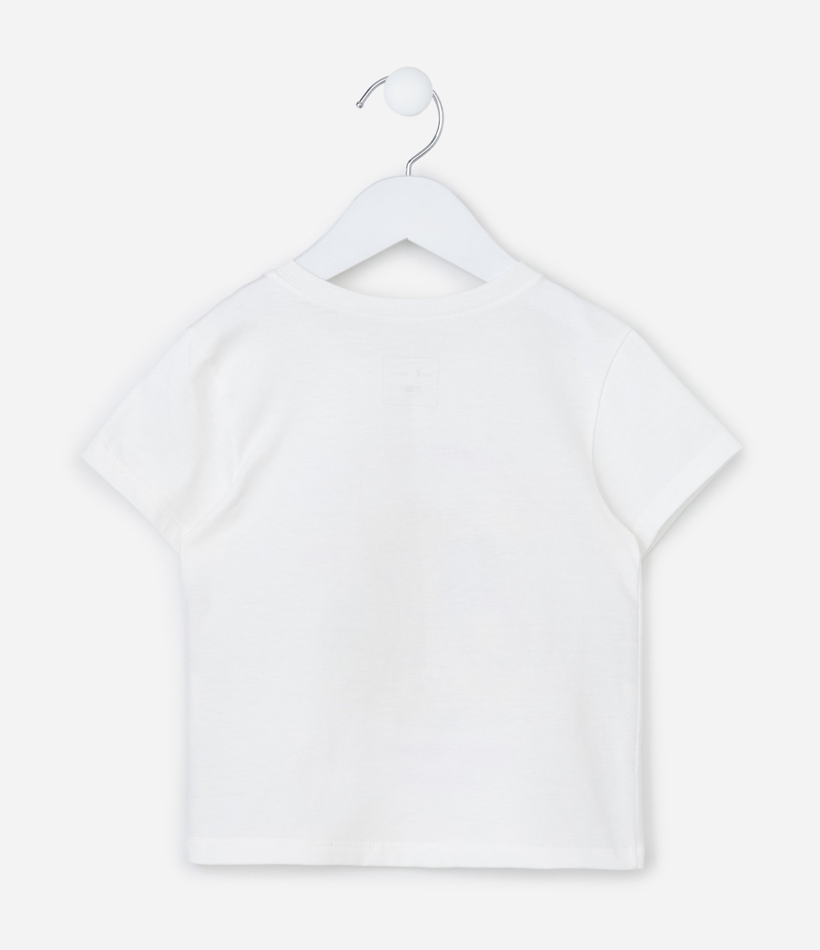 Blusa Infantil com Estampa Capivara - Tam 1 a 6 Anos Branco 2