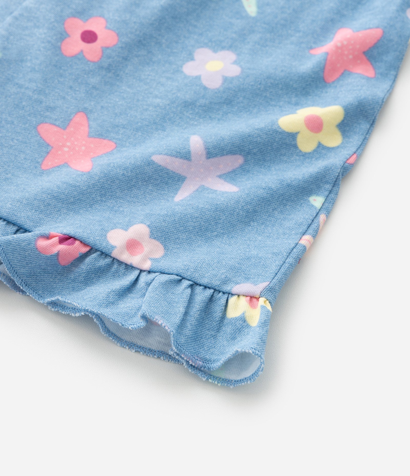 Macaquinho Infantil com Estampa Fundo do Mar - Tam 1 a 6 Anos Azul 5