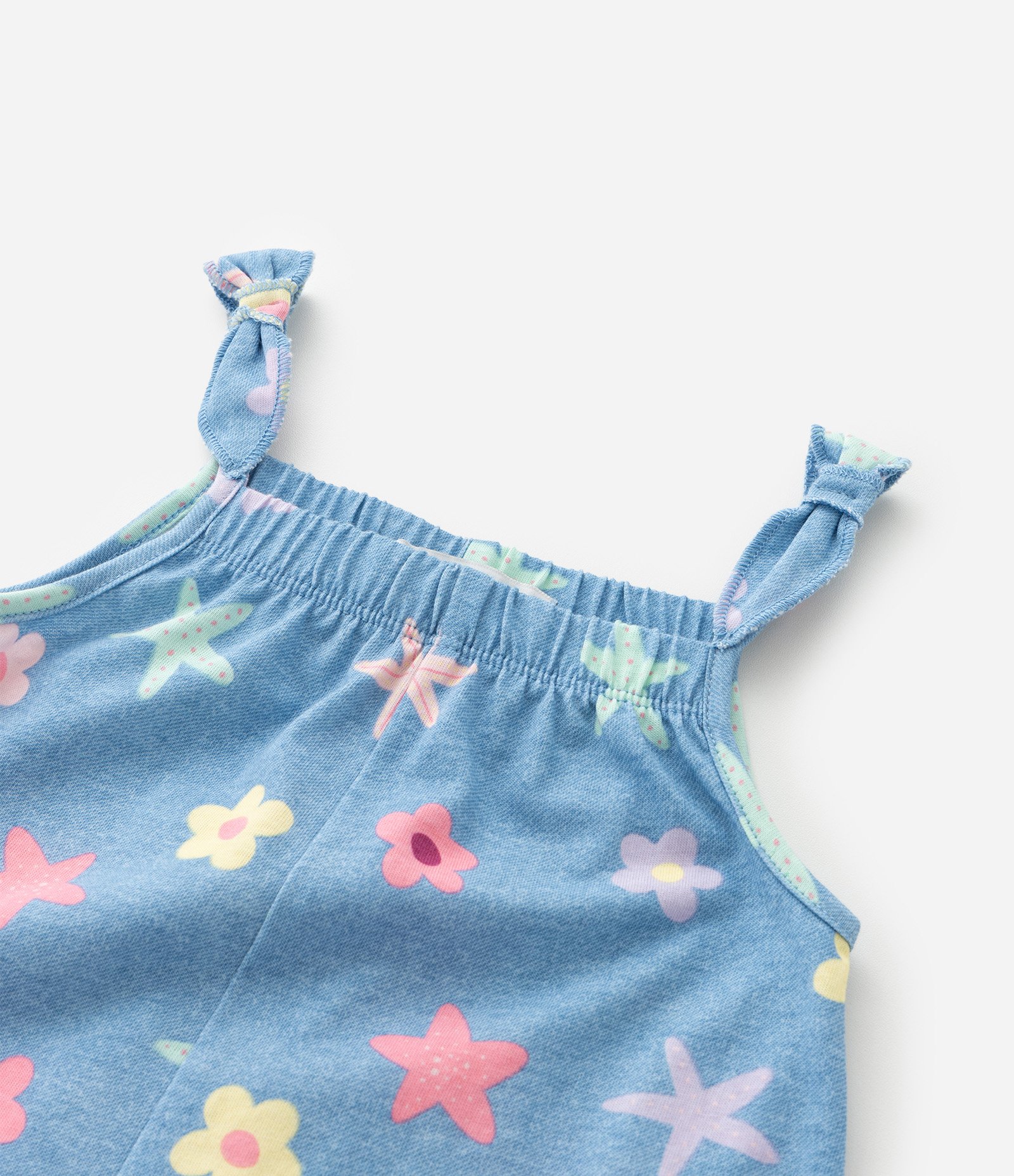 Macaquinho Infantil com Estampa Fundo do Mar - Tam 1 a 6 Anos Azul 6