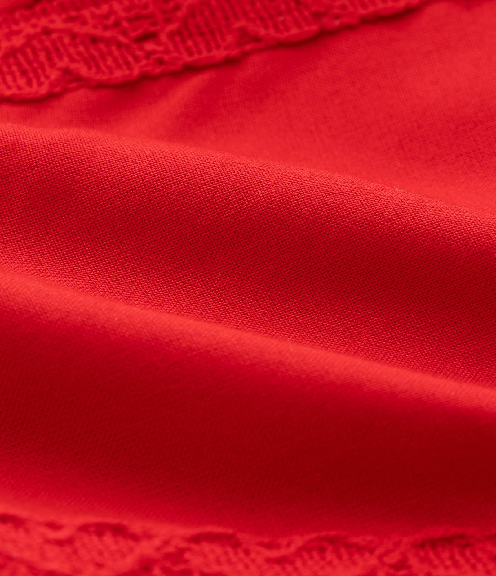 Vestido Infantil em Viscose sem Manga - Tam 1 a 6 Anos Vermelho 3