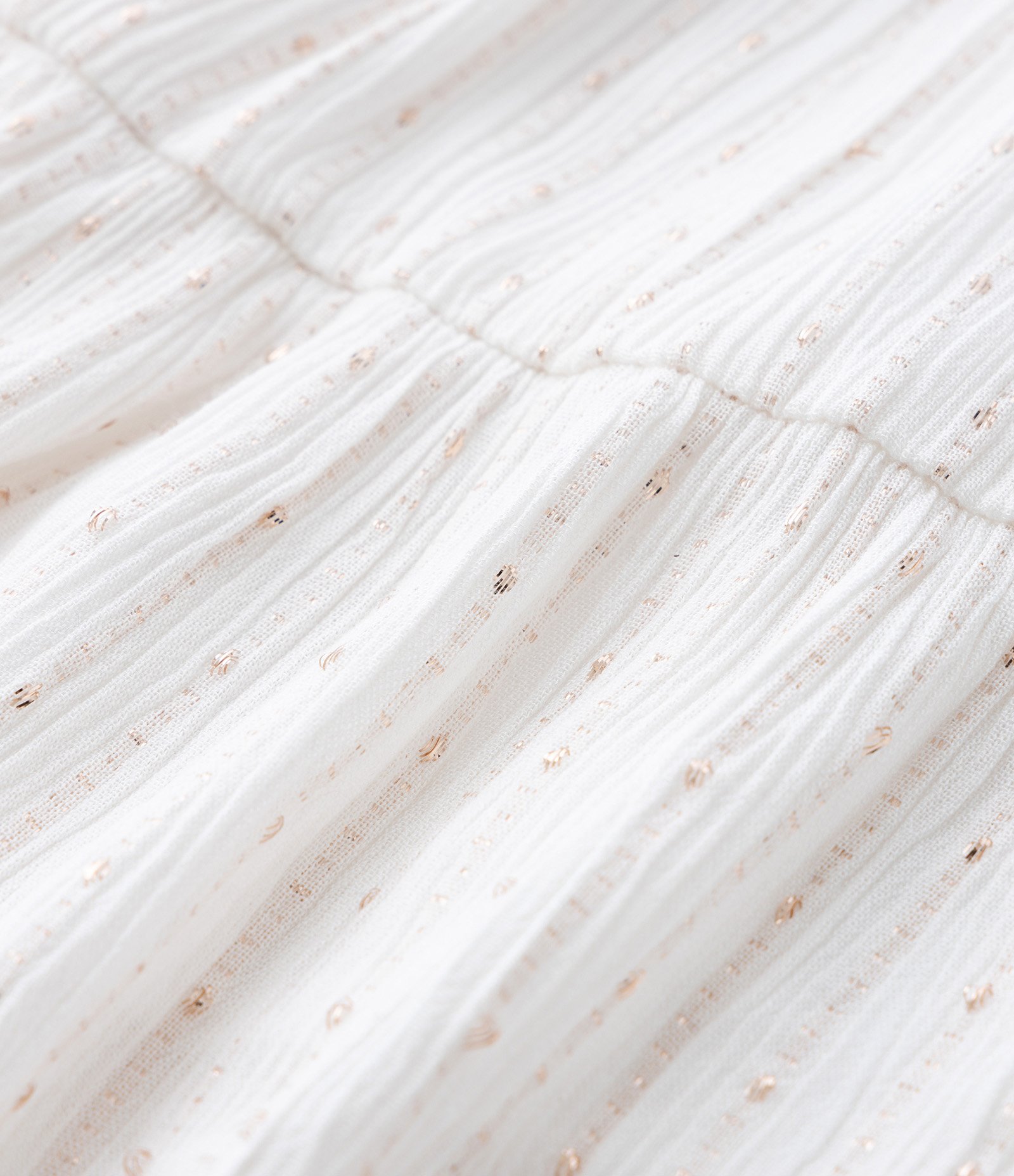 Vestido Infantil de Alcinha com Detalhes Franzidos - Tam 1 a 6 Anos Branco 5