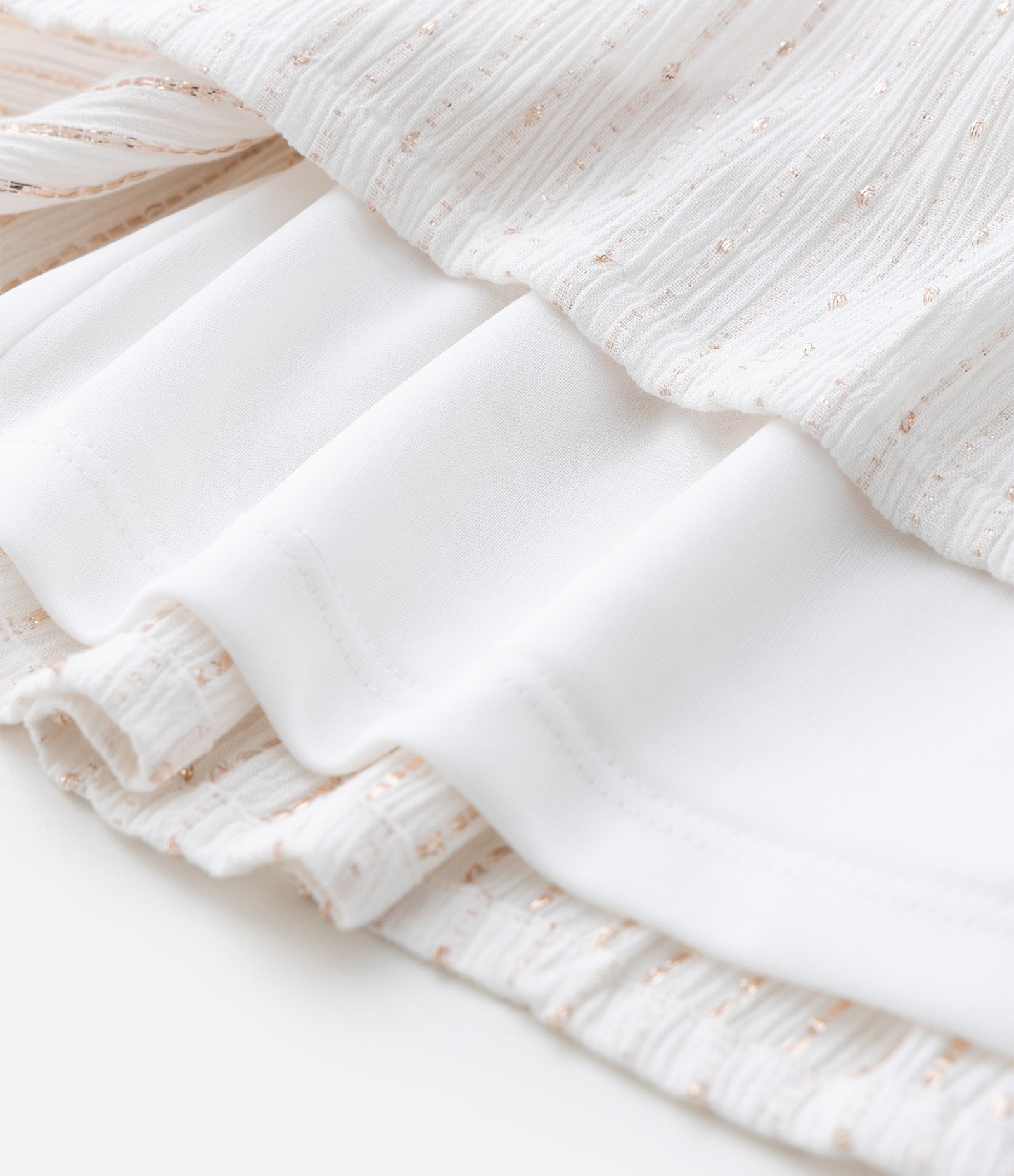 Vestido Infantil de Alcinha com Detalhes Franzidos - Tam 1 a 6 Anos Branco 6