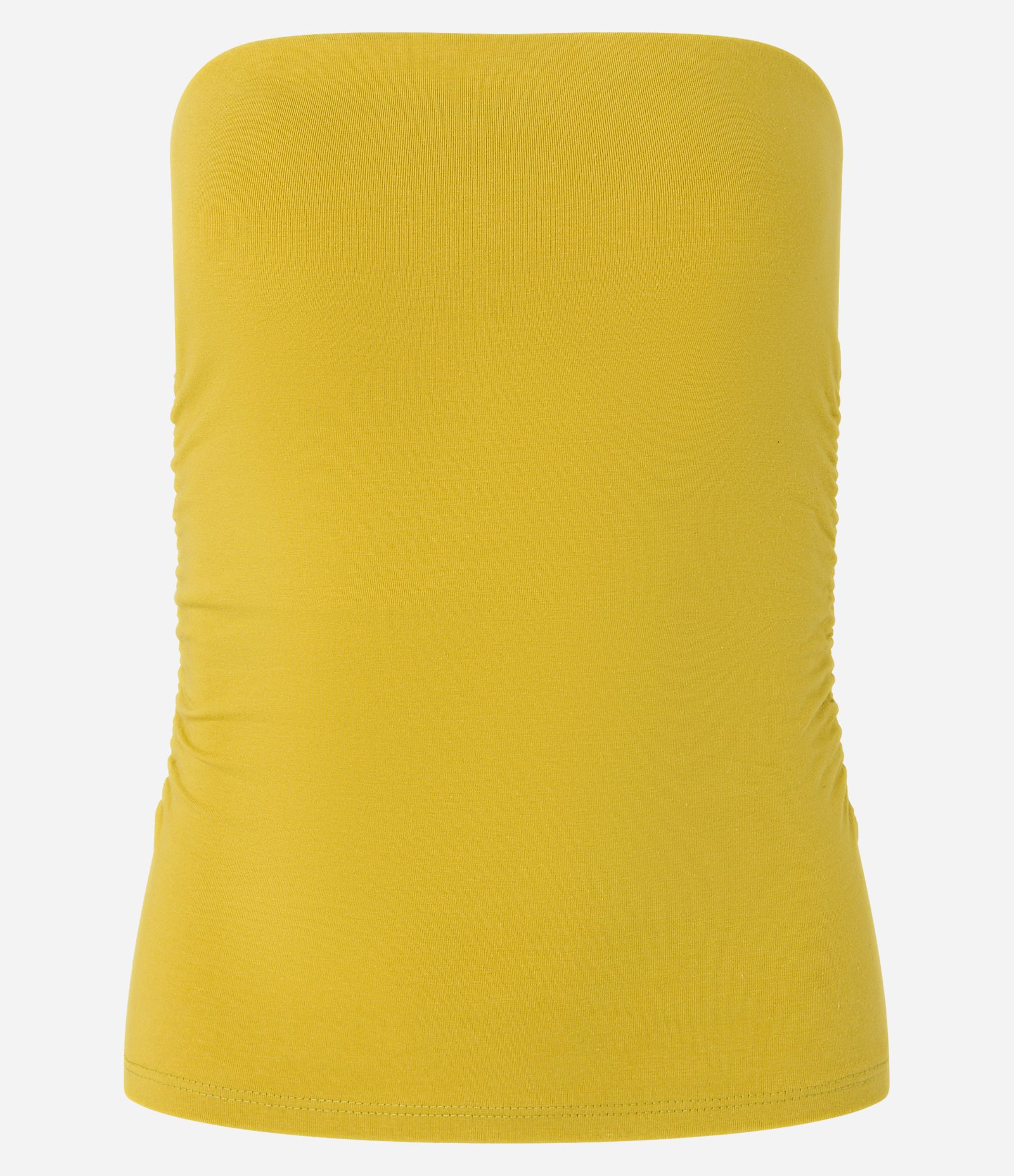 Blusa em Cotton com Franzidos Laterais Amarelo 5