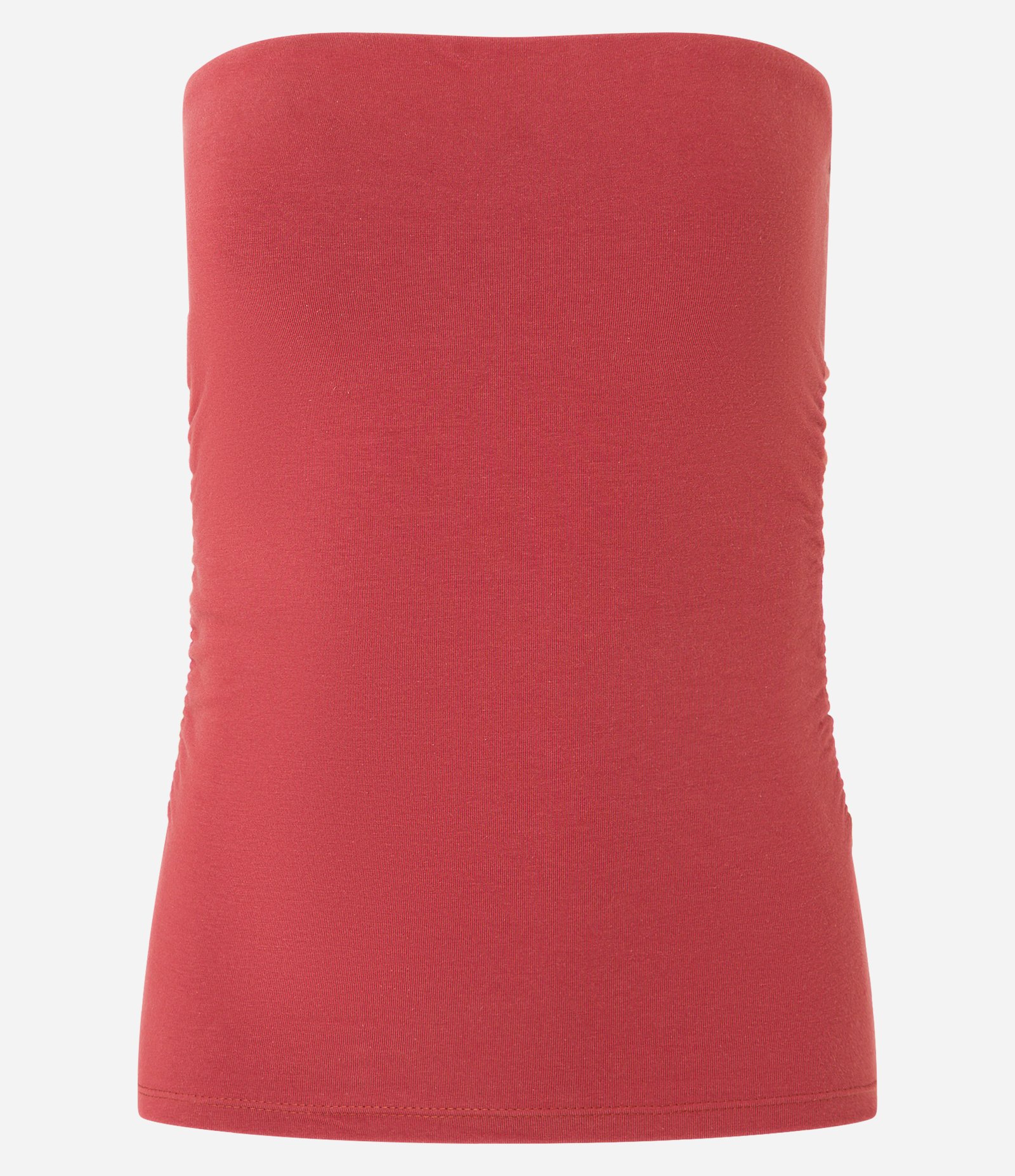 Blusa em Cotton com Franzidos Laterais Vermelho 3