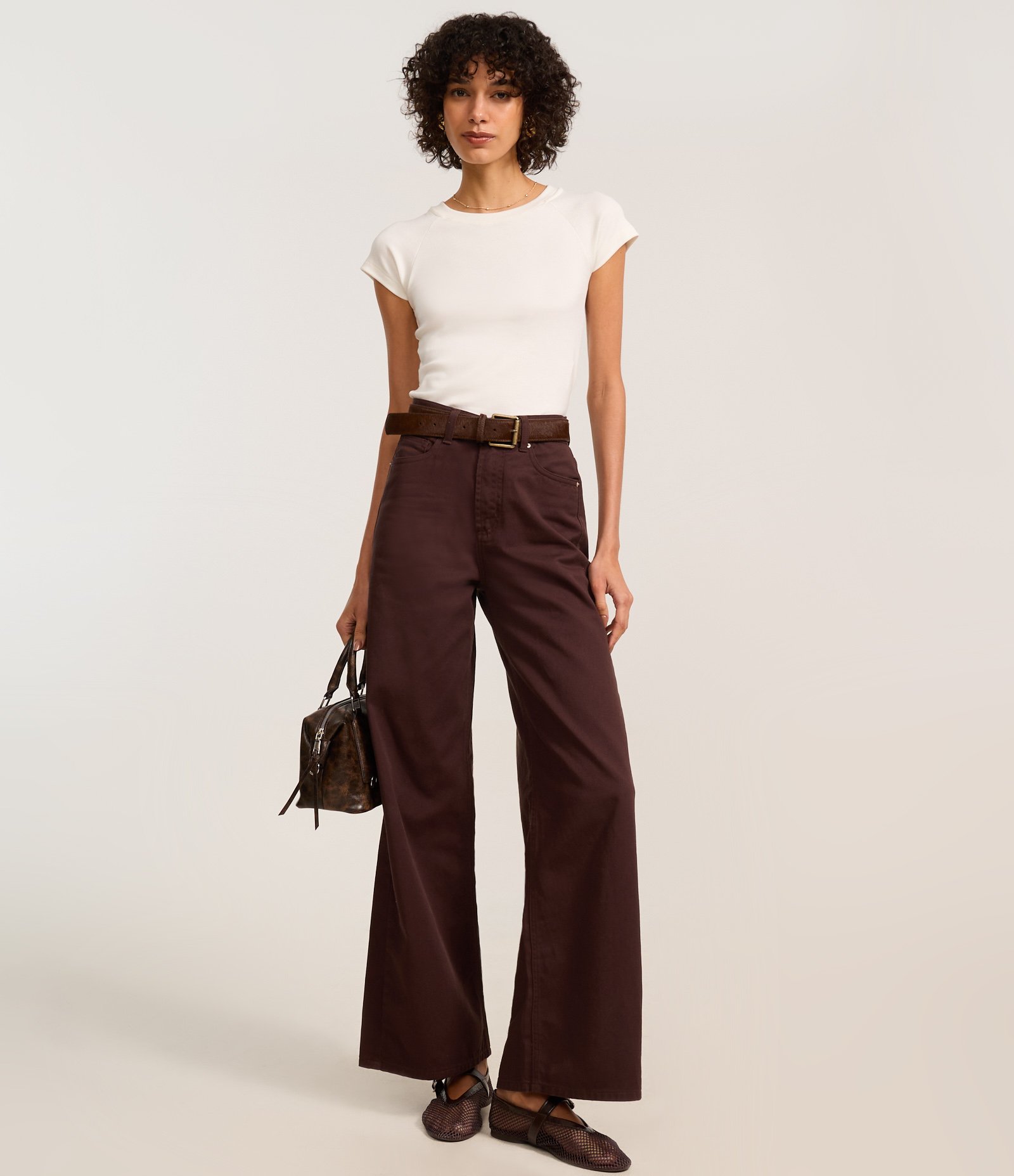 Blusa Curta em Suedine com Cava Raglan Branco 2