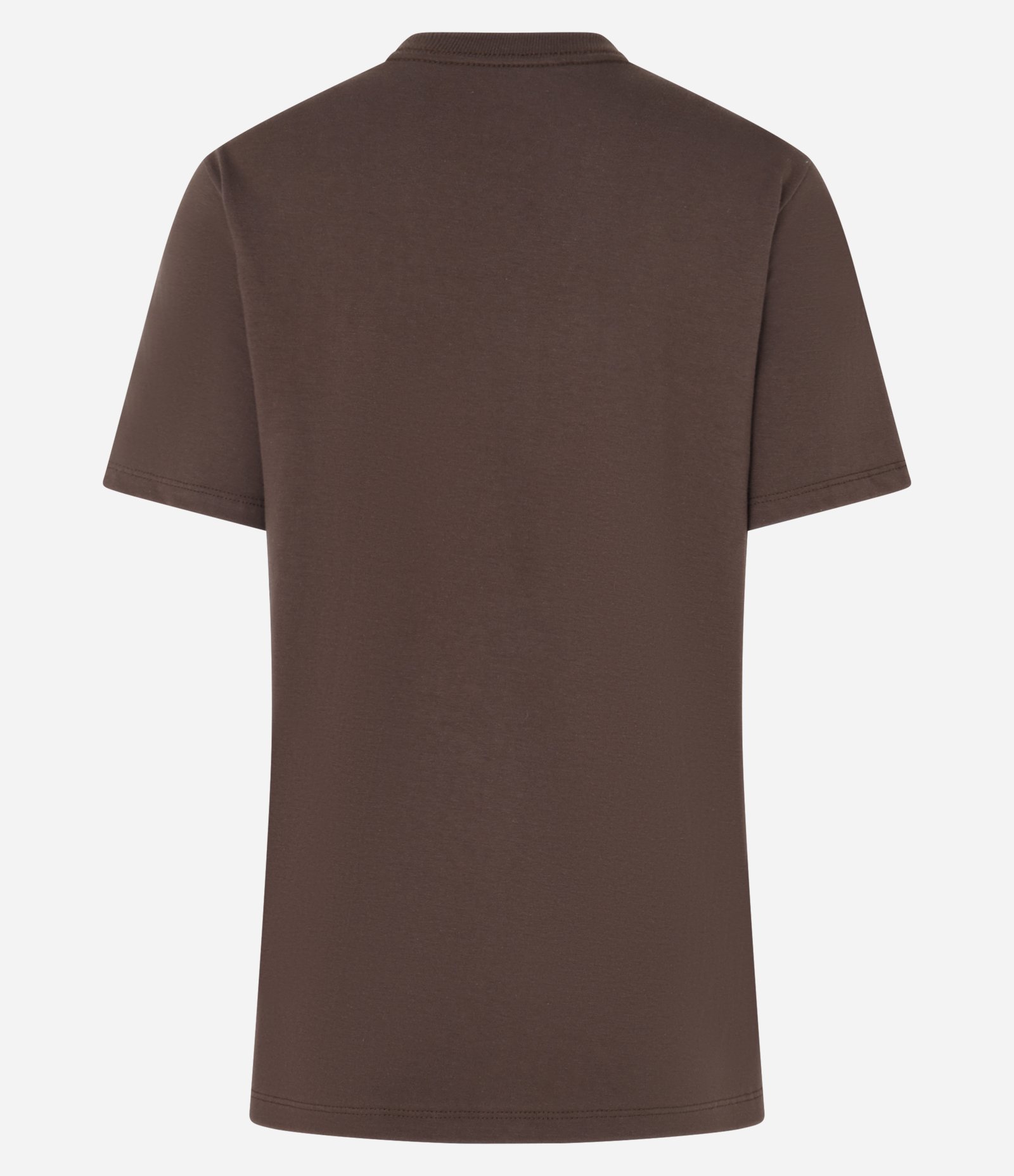 Camiseta Alongada em Algodão com Estampa Timão e Pumba Marrom 5