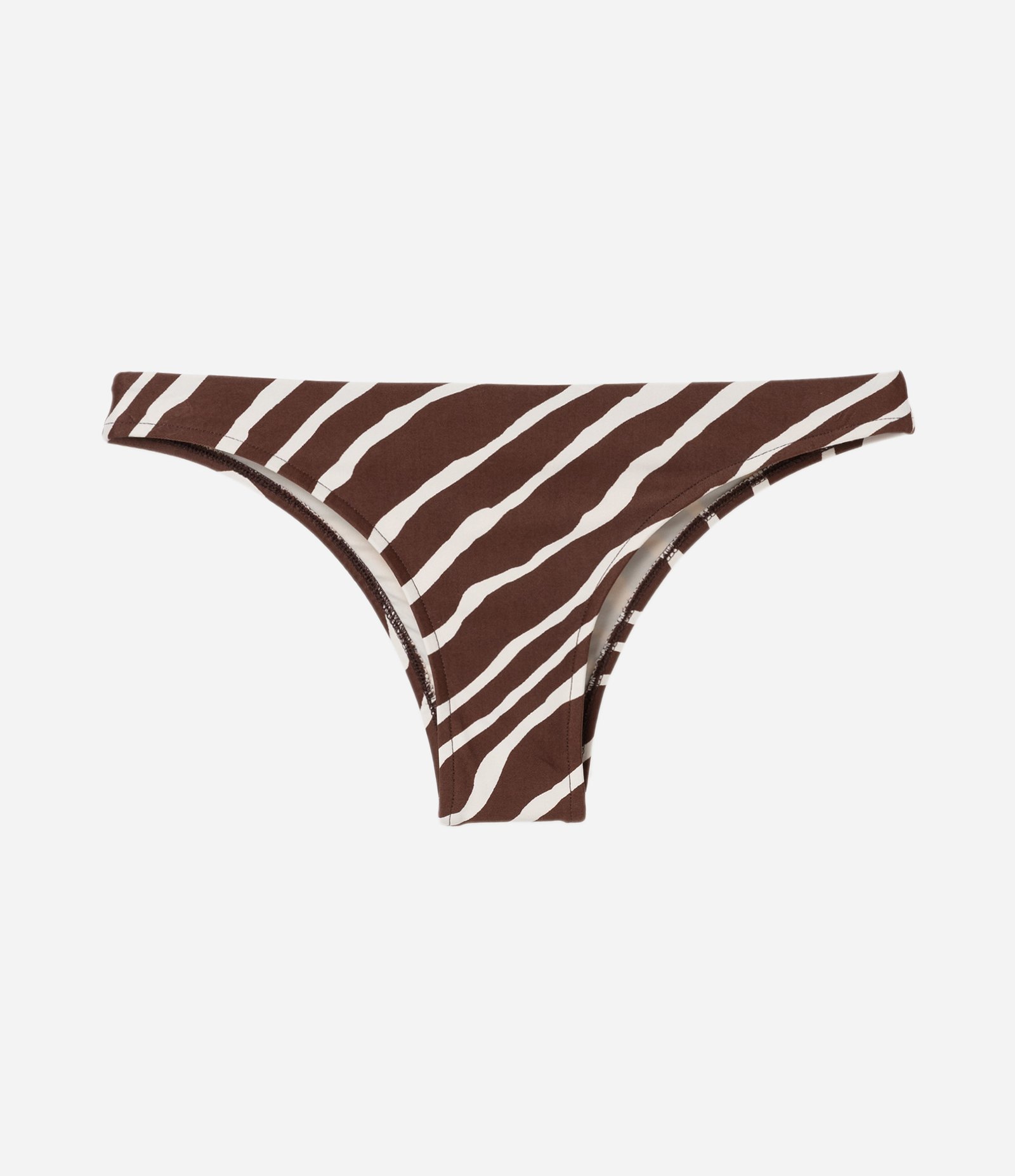 Biquíni Calcinha Básico em Microfibra com Estampa Animal Print Zebra Marrom 5