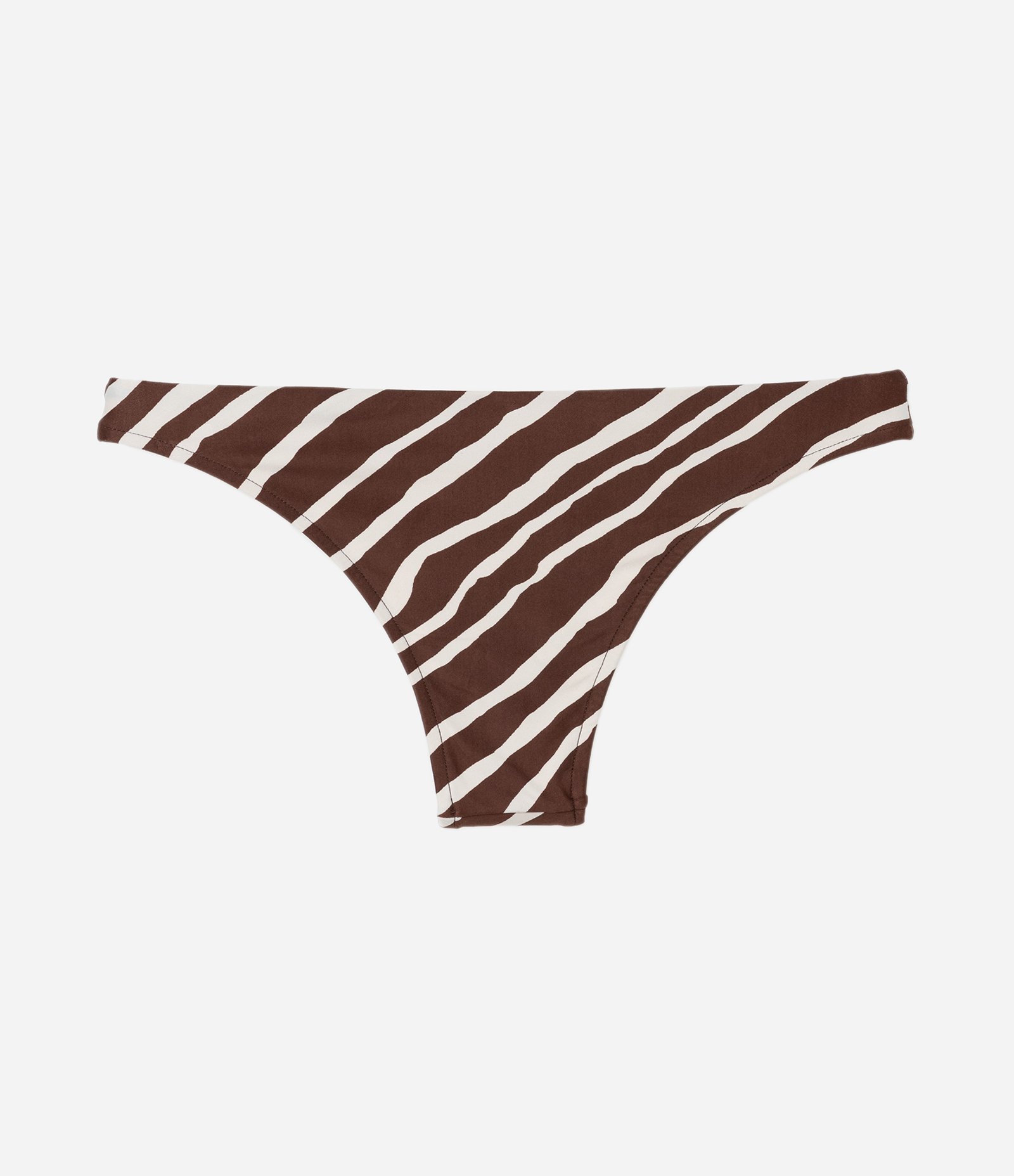 Biquíni Calcinha Básico em Microfibra com Estampa Animal Print Zebra Marrom 6