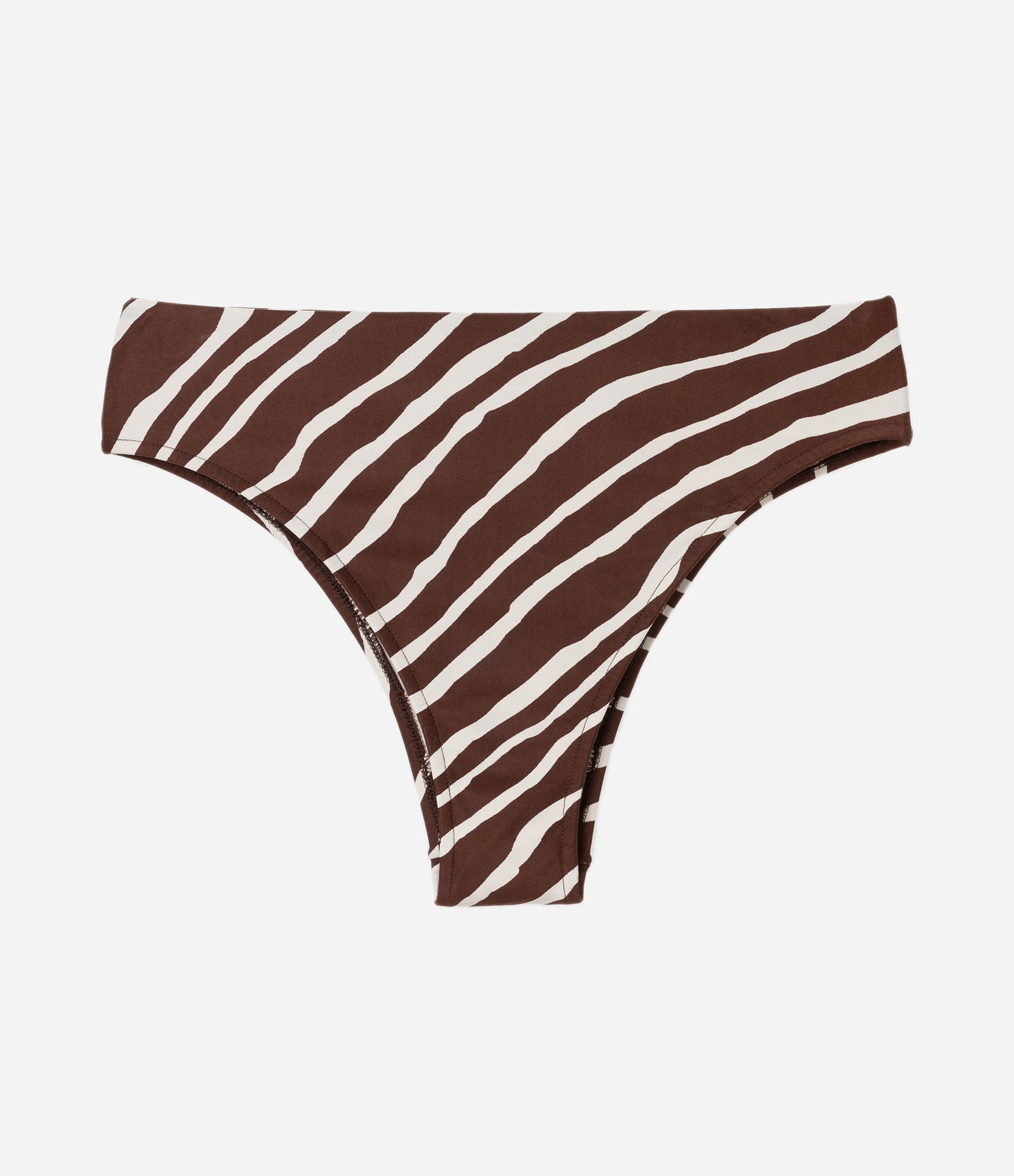 Biquíni Calcinha Hot Pants Asa Delta com Estampa Animal Print Zebra Marrom 5