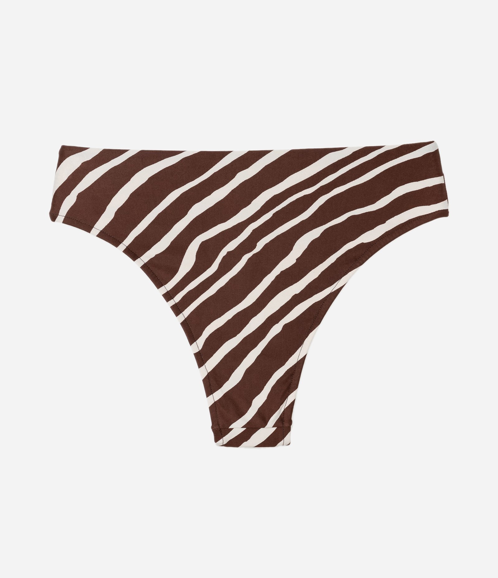Biquíni Calcinha Hot Pants Asa Delta com Estampa Animal Print Zebra Marrom 6