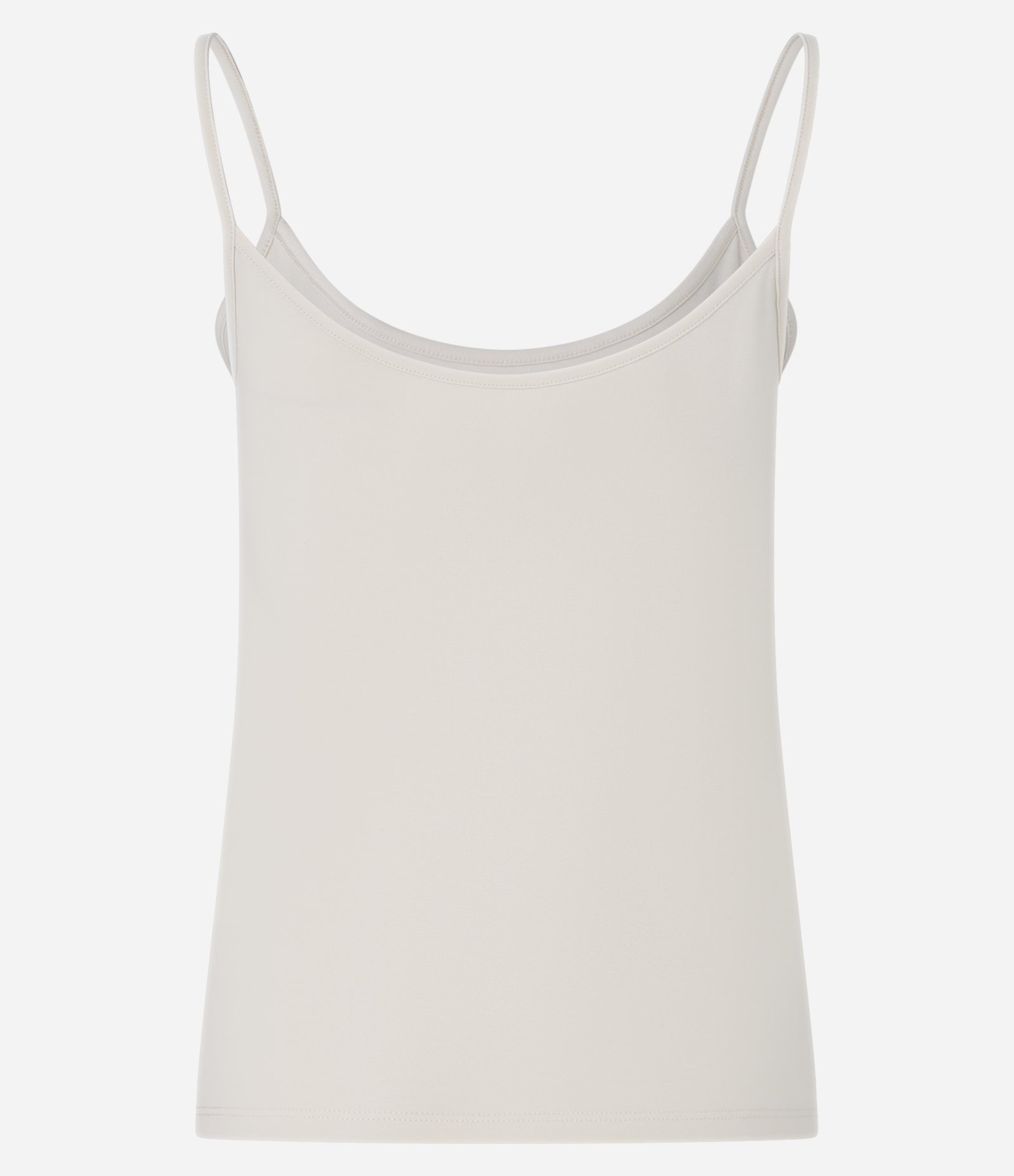 Blusa Básica de Alcinha em Algodão Peruano Bege 2