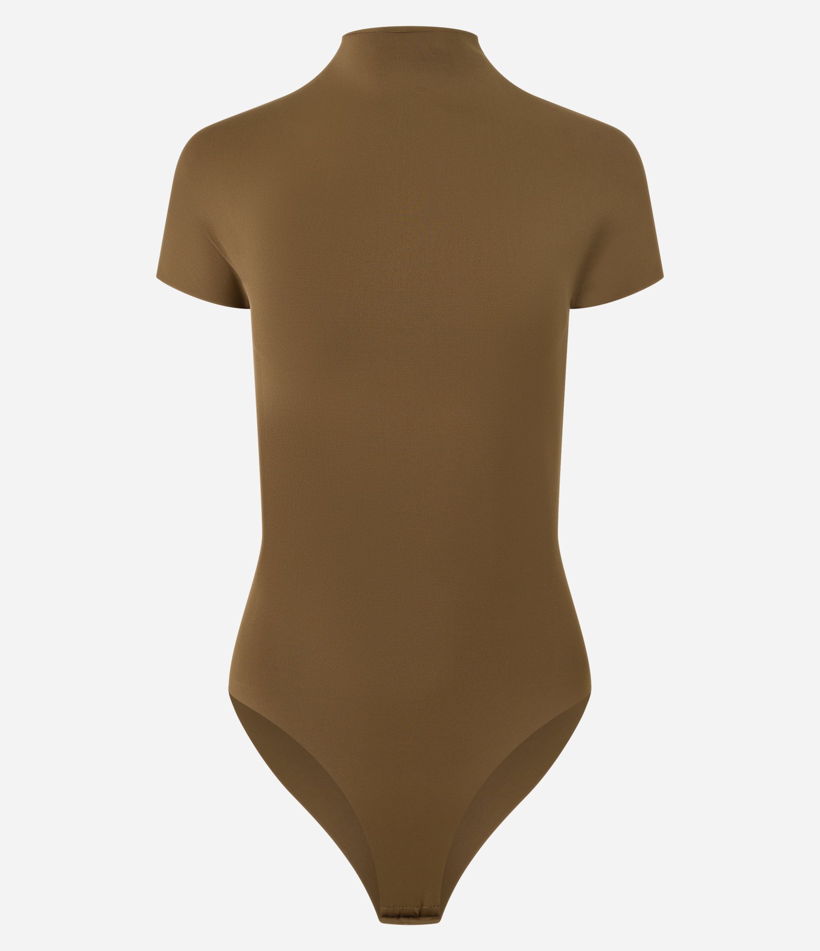 Body em Microfibra com Golinha Média Verde 8