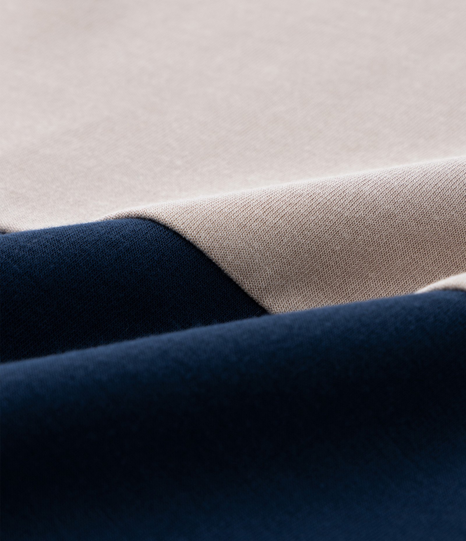 Casaco Infantil em Modal Bicolor - Tam 5 a 14 Anos Bege/Azul 3