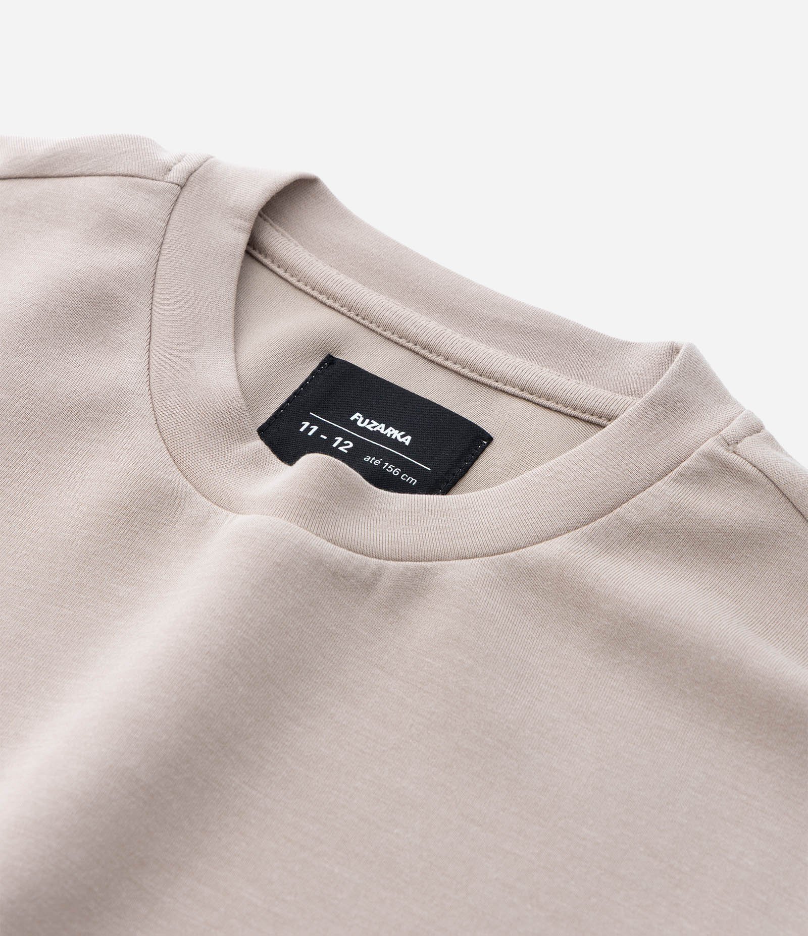 Casaco Infantil em Modal Bicolor - Tam 5 a 14 Anos Bege/Azul 4