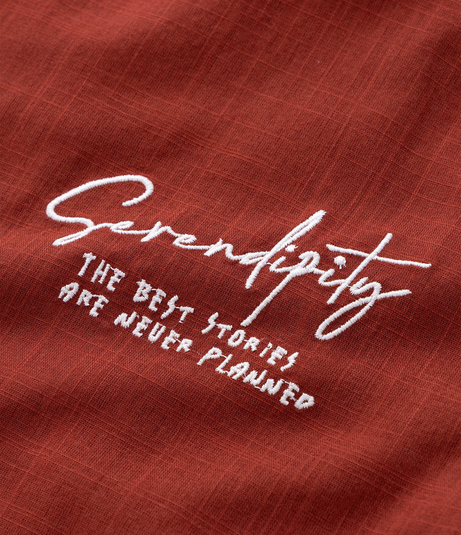 Camisa Boxy em Tricoline com Estampa Lettering e Bordado Vermelho 10