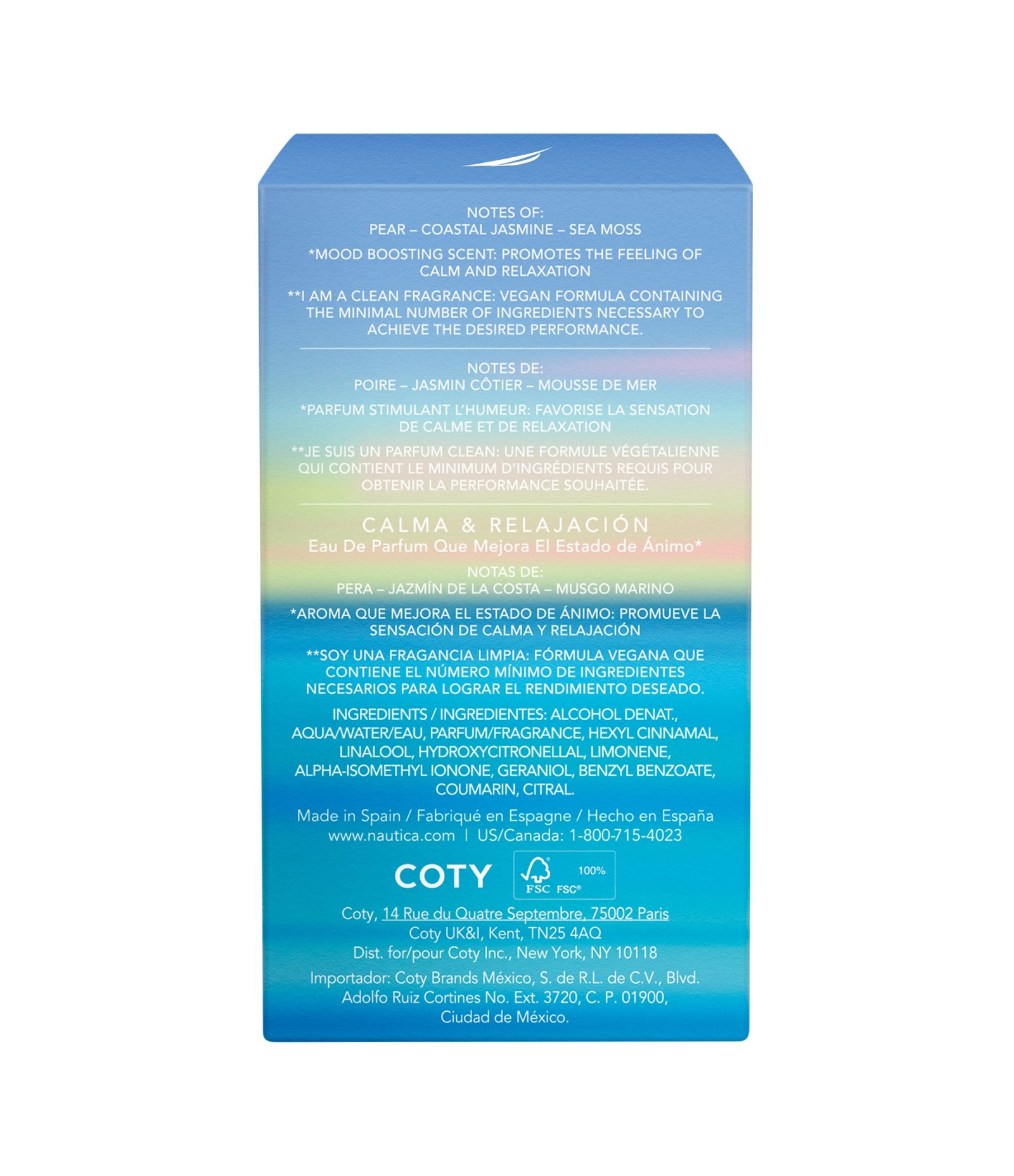 Perfume Nautica Jasmine Coast Eau de Parfum 50ml 8