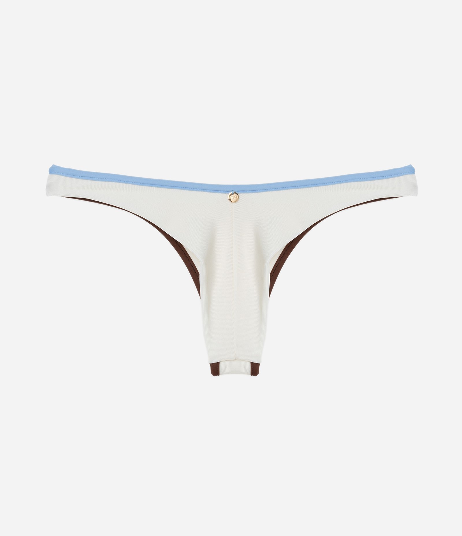 Biquíni Calcinha Asa Delta com Viés Contrastante e Efeito Empina Bumbum Branco 6