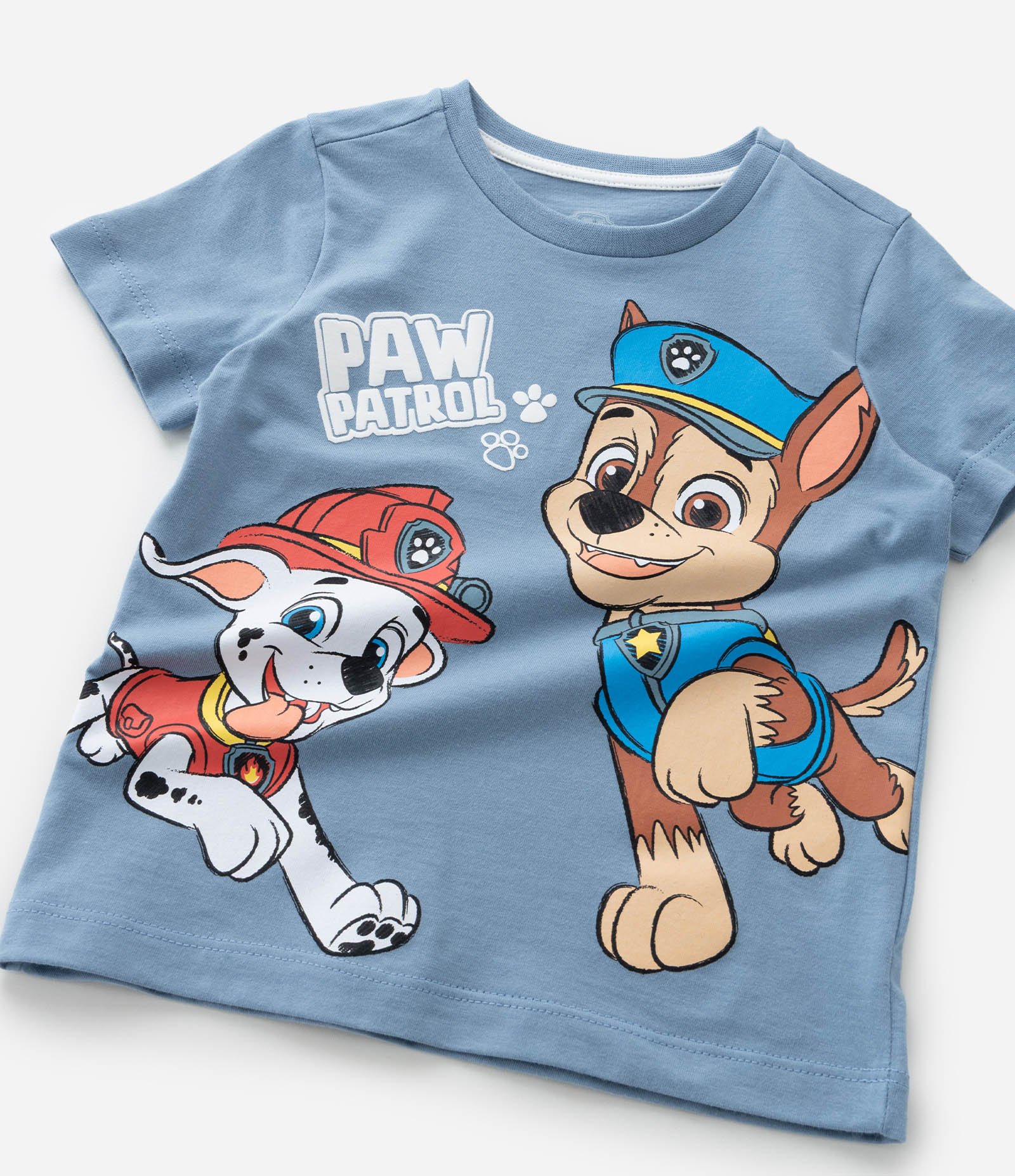 Pijama Infantil em Algodão com Estampa Patrulha Canina- Tam 2 A 4 Azul 10