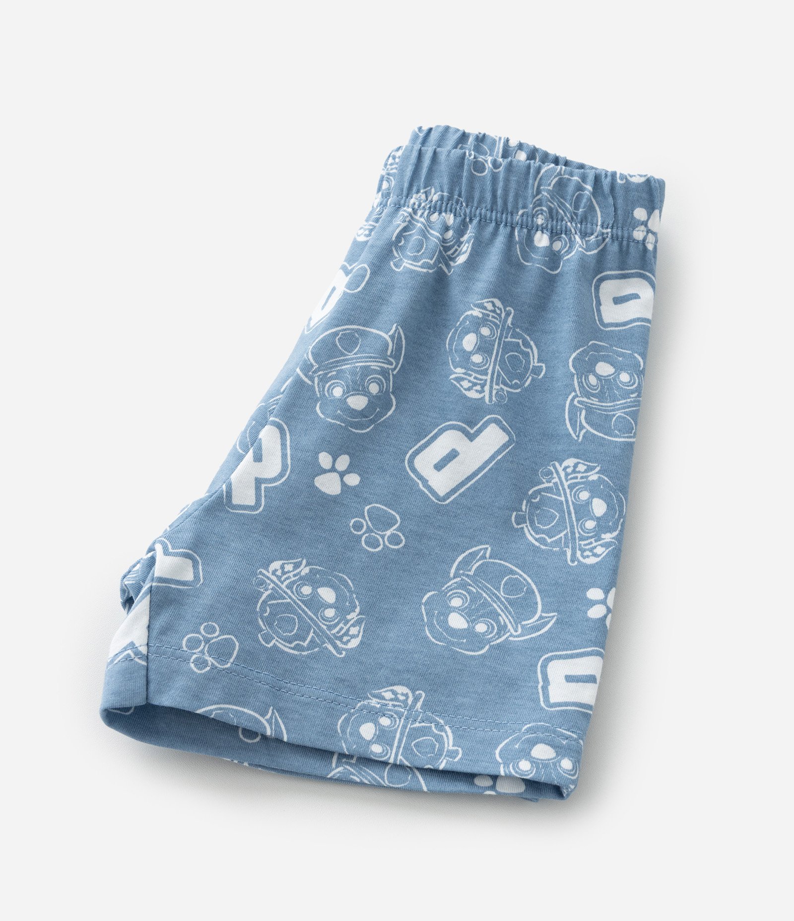 Pijama Infantil em Algodão com Estampa Patrulha Canina- Tam 2 A 4 Azul 7