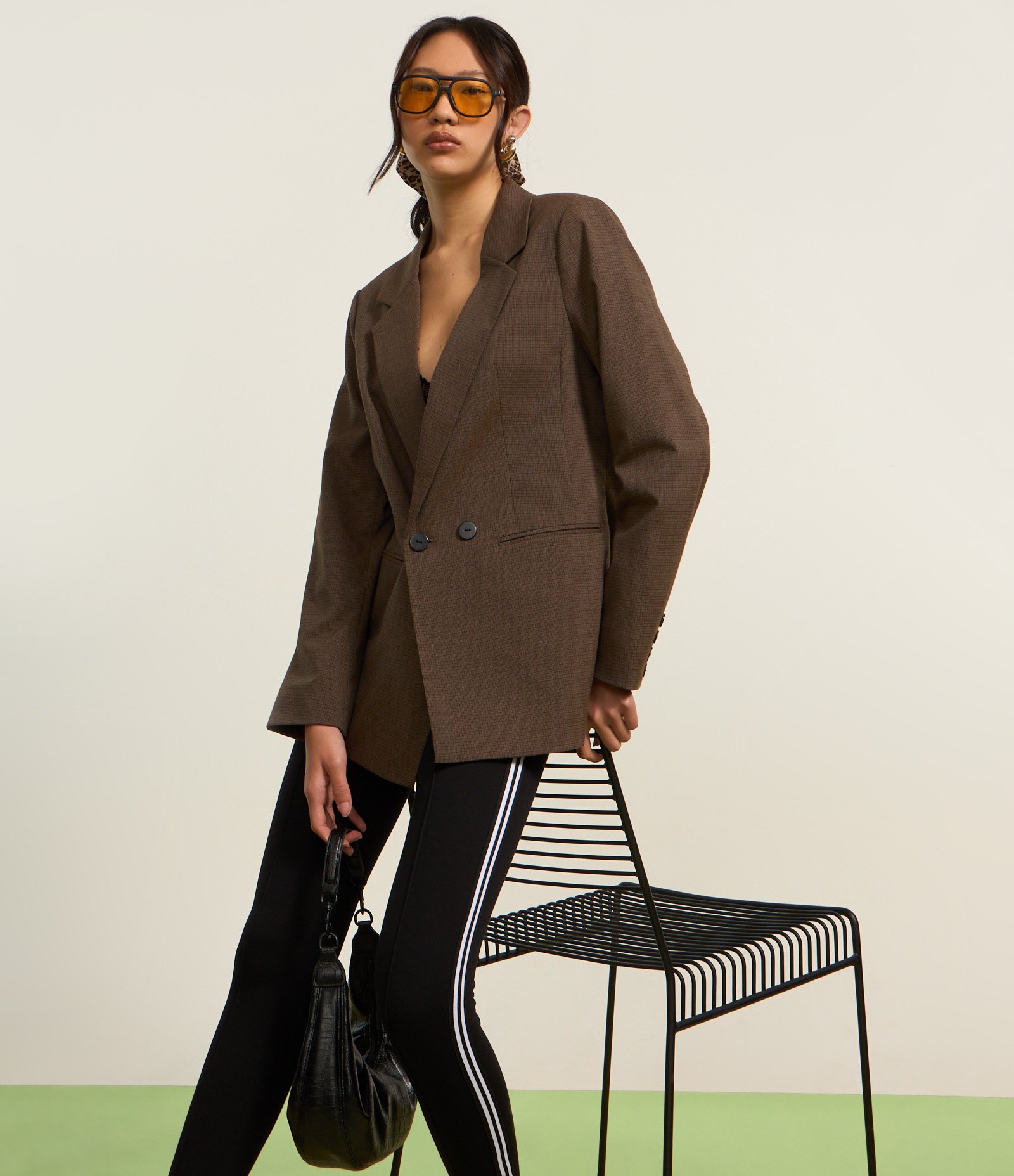 Calça Legging em Ribana com Pézinho Preto 9